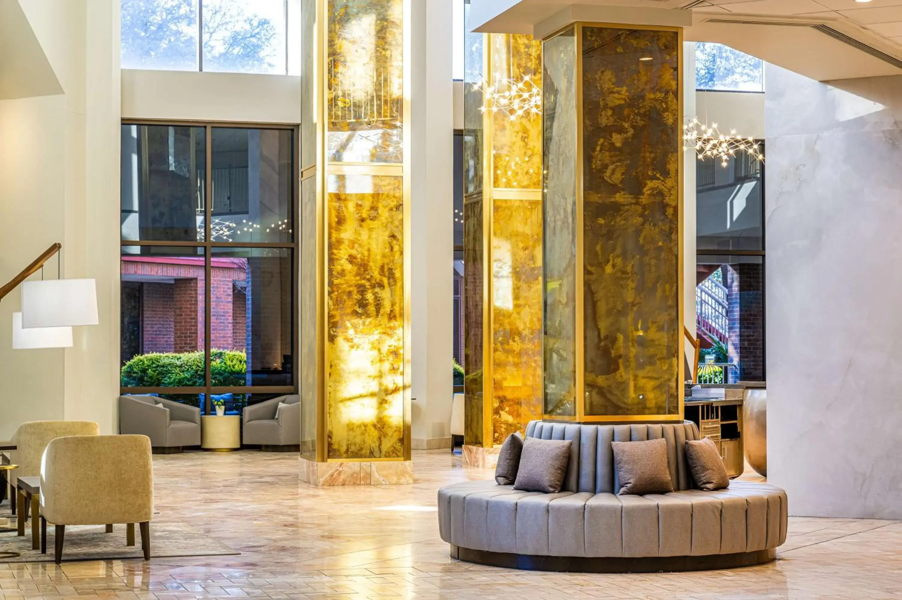 Lobby or reception in Hilton Richardson Dallas, TX Lobby or reception in Hilton Richardson Dallas, TX