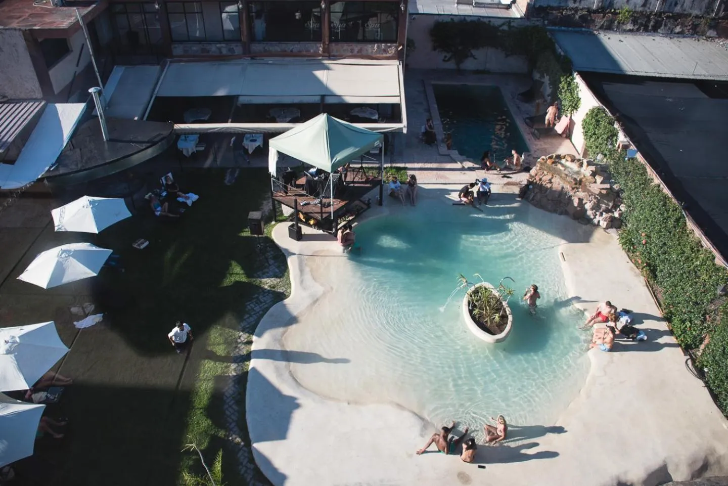 Bird's eye view in Hotel Samka