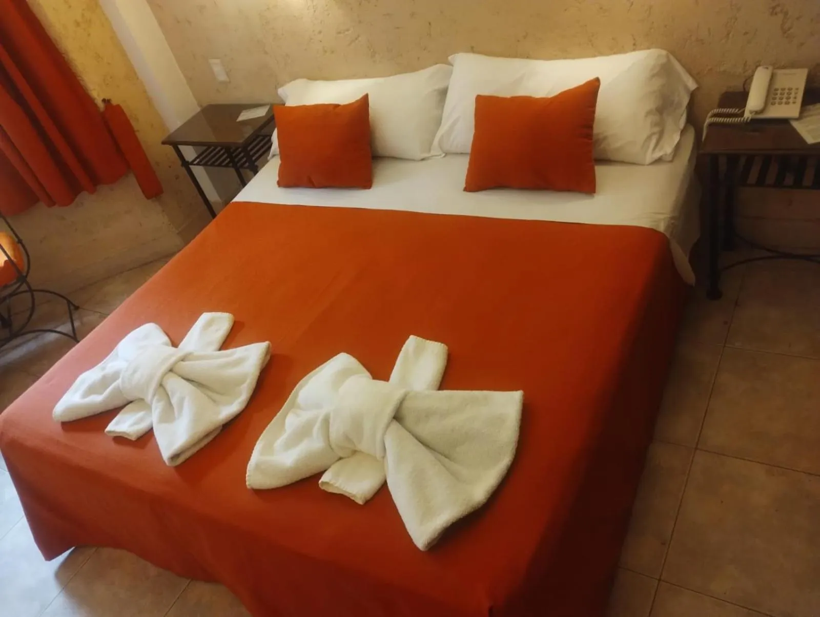Bed in Hotel Samka