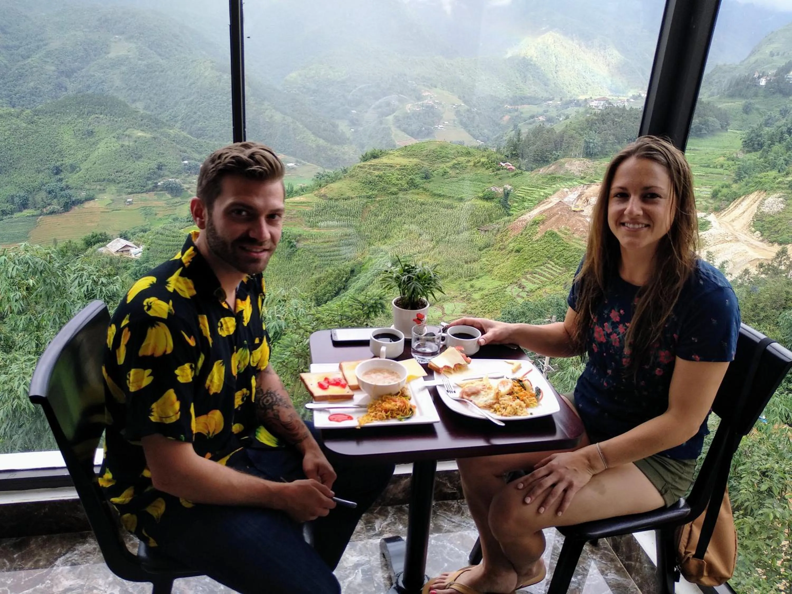Guests in Sapa Valley view hotel