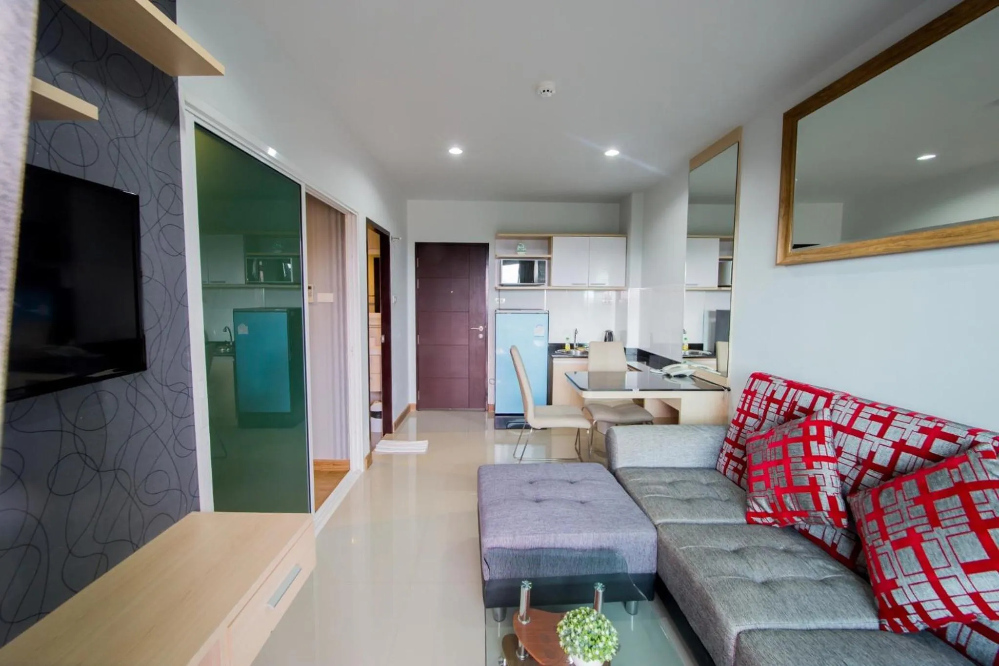 Living room in Aonang Ocean View Studio ( The Sea Condo )