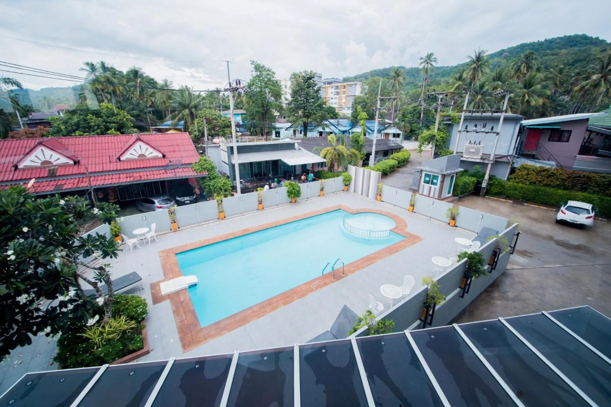 Pool view in Aonang Ocean View Studio ( The Sea Condo )