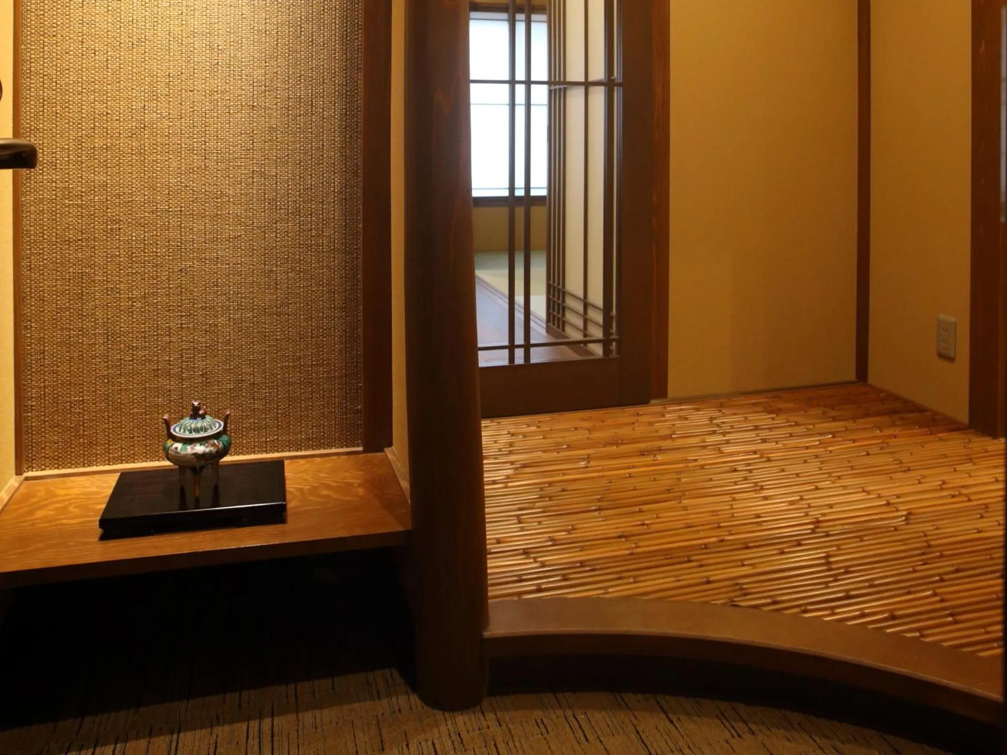 Bed in Kanazawa Yuwaku Onsen Kokarian