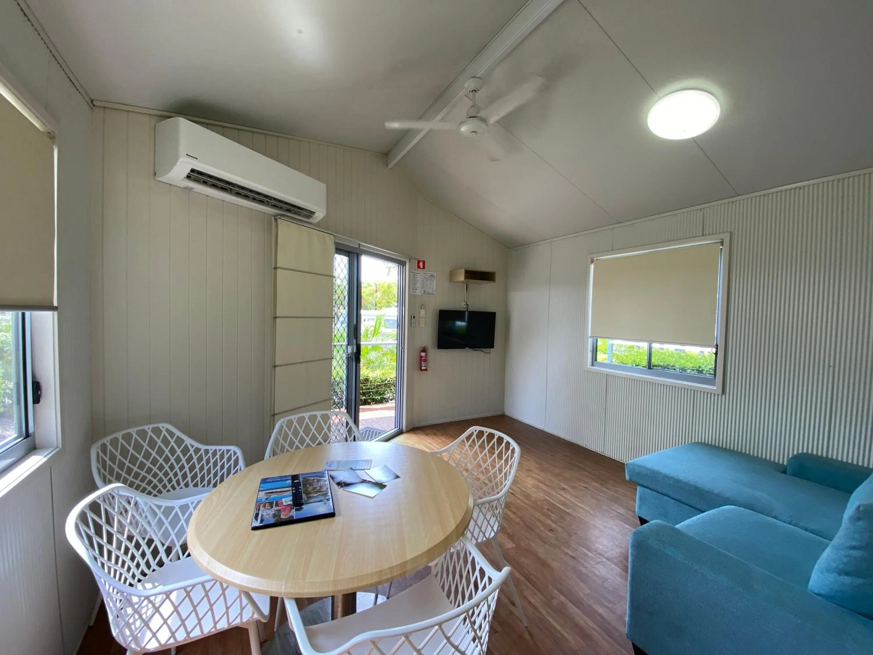 Living room in BIG4 Mackay Blacks Beach Holiday Park