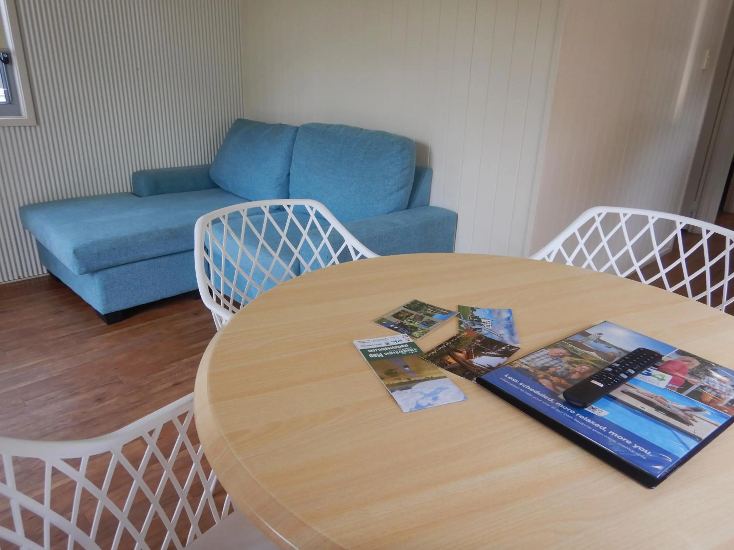 Living room in BIG4 Mackay Blacks Beach Holiday Park