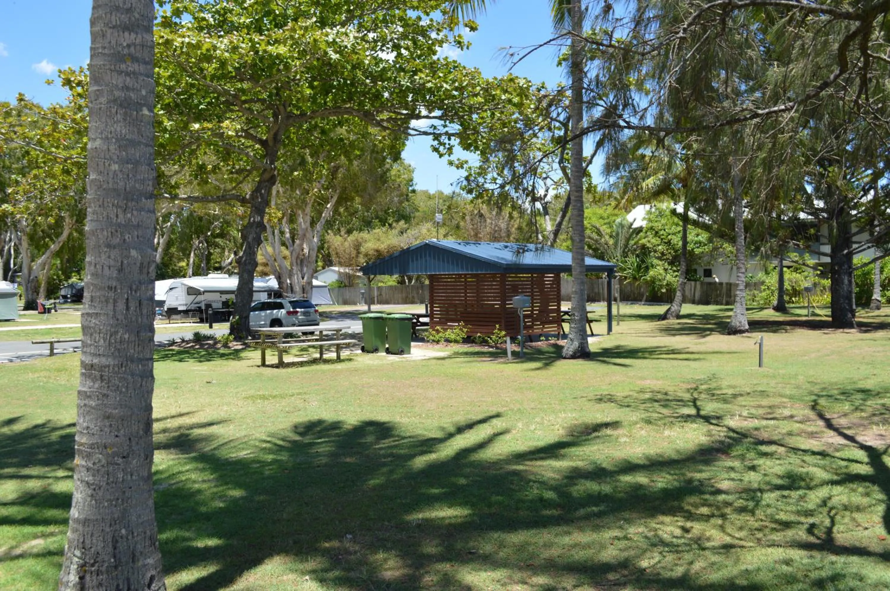 BBQ facilities in BIG4 Mackay Blacks Beach Holiday Park