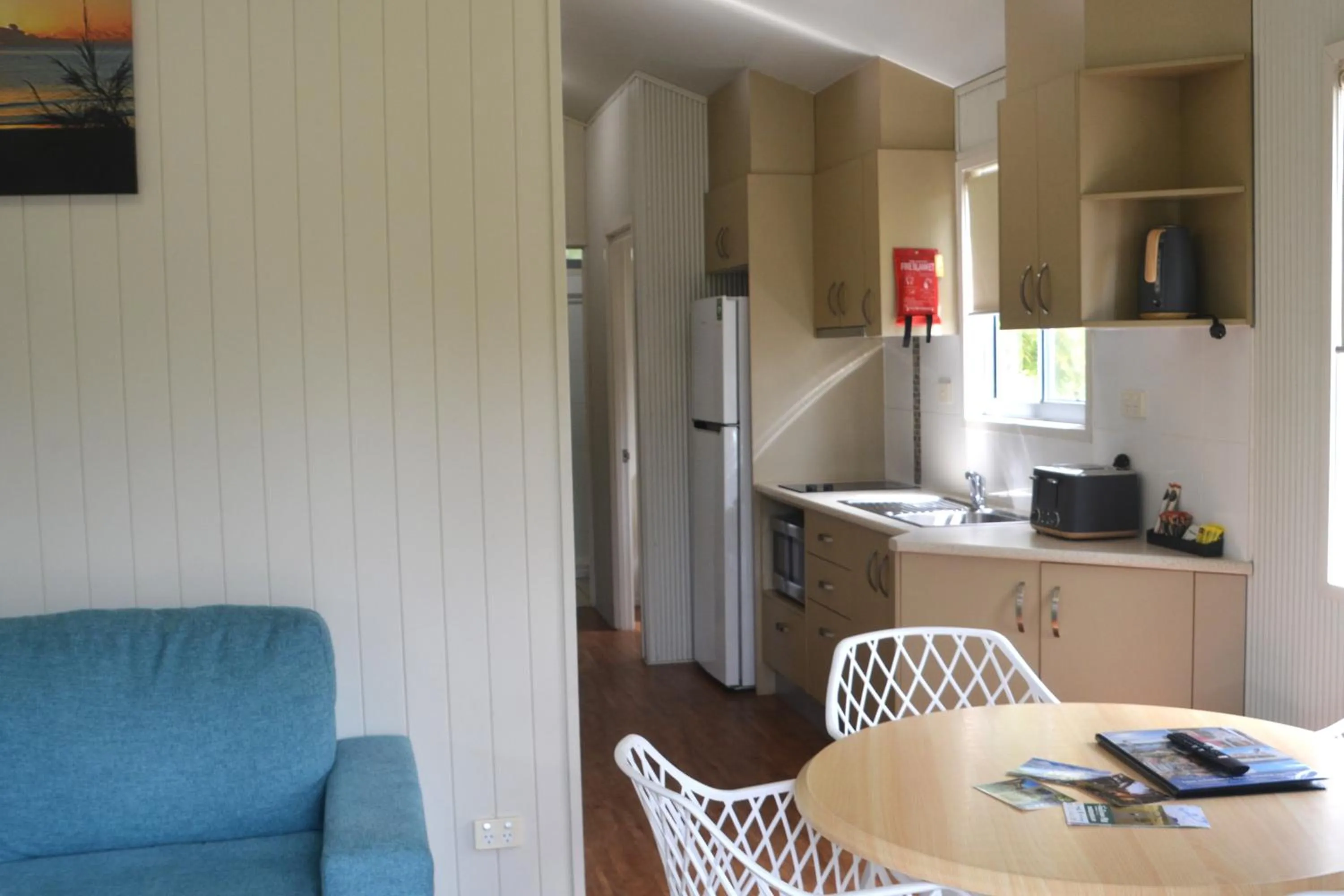 Kitchen or kitchenette in BIG4 Mackay Blacks Beach Holiday Park