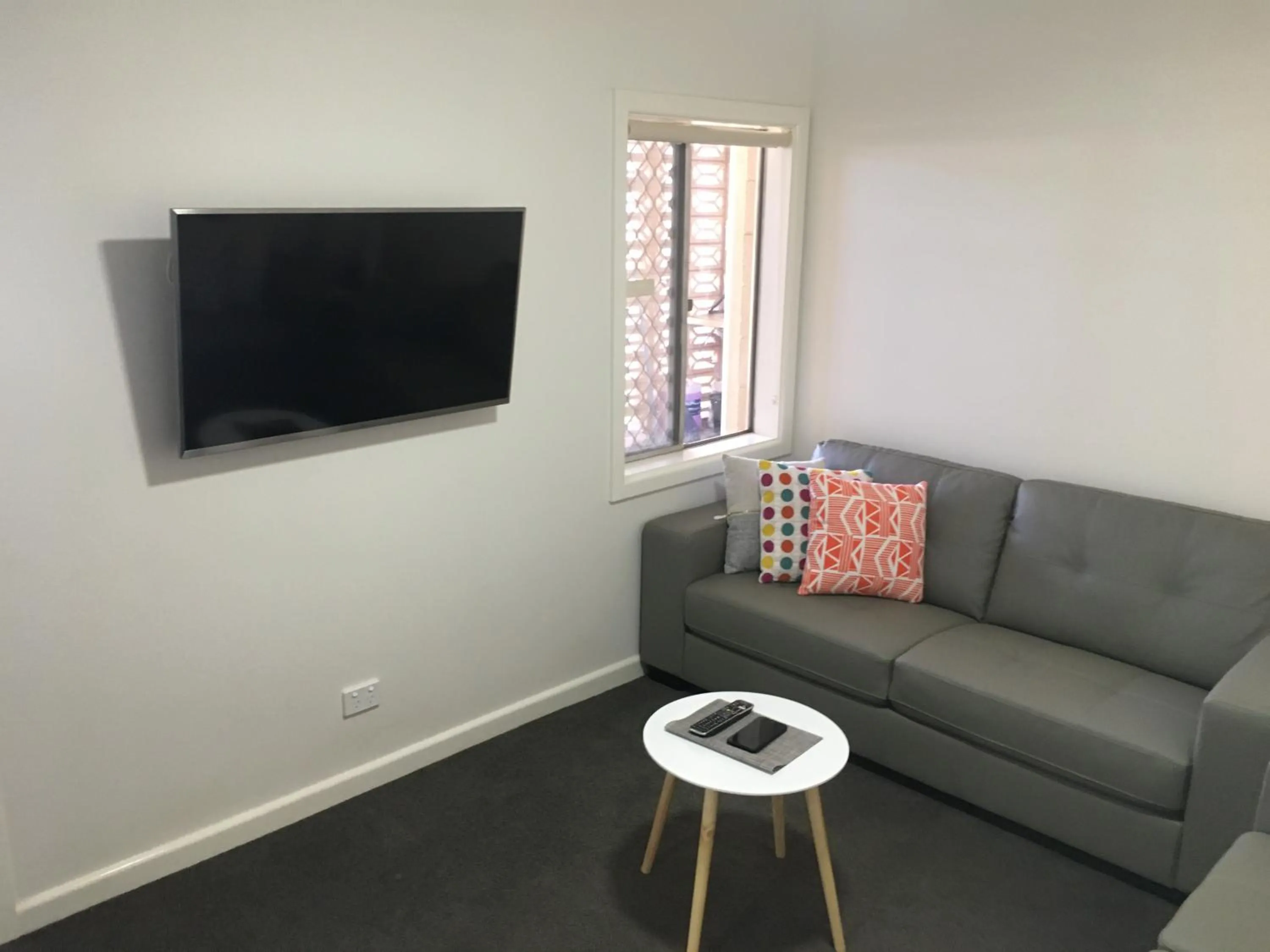Living room in Sturt Motel