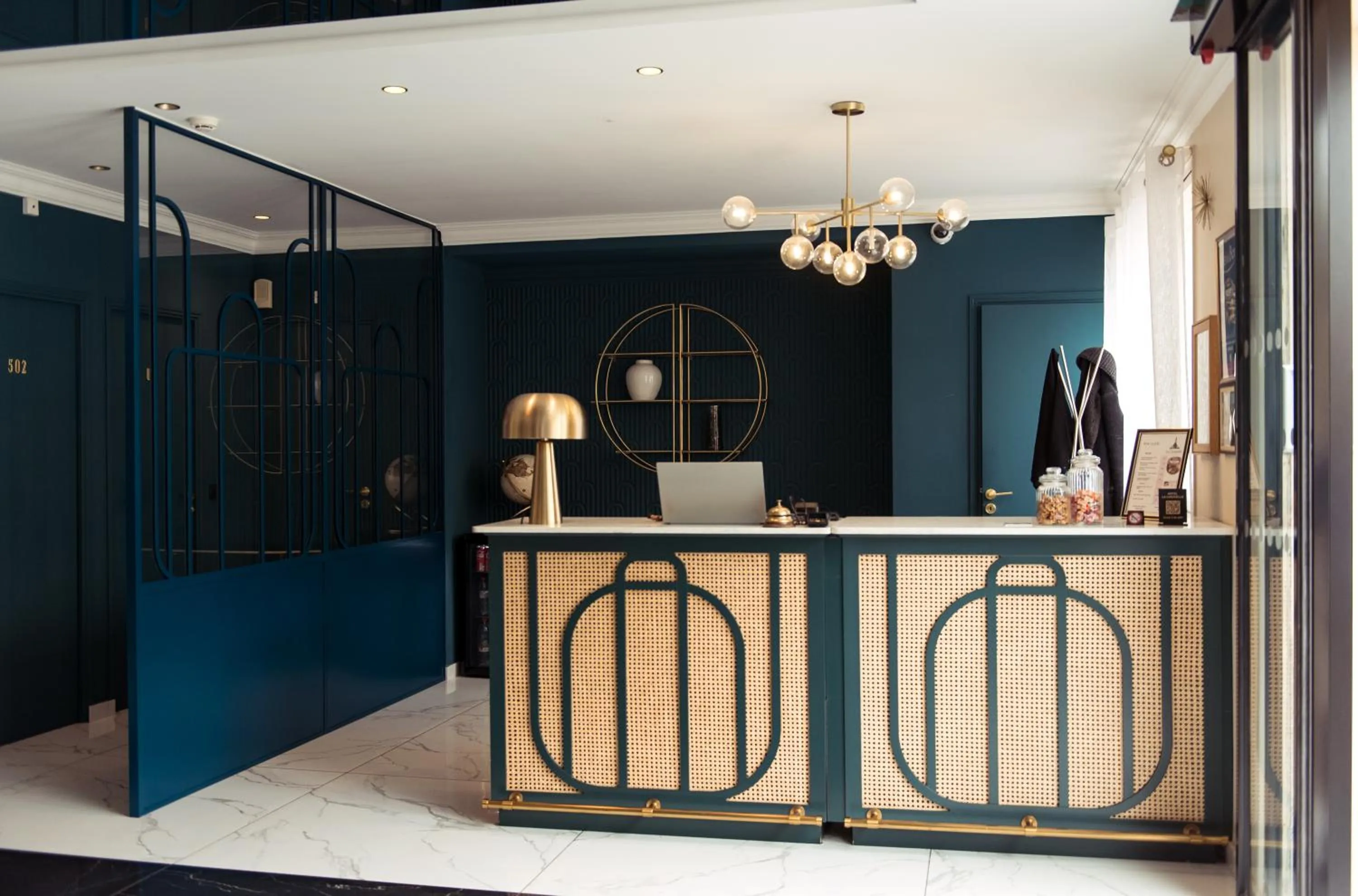 Lobby or reception in La Caravelle