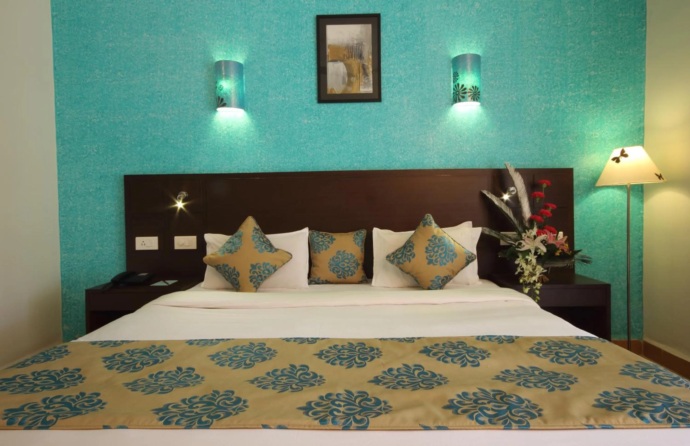 Bed in Hotel Goan Heritage