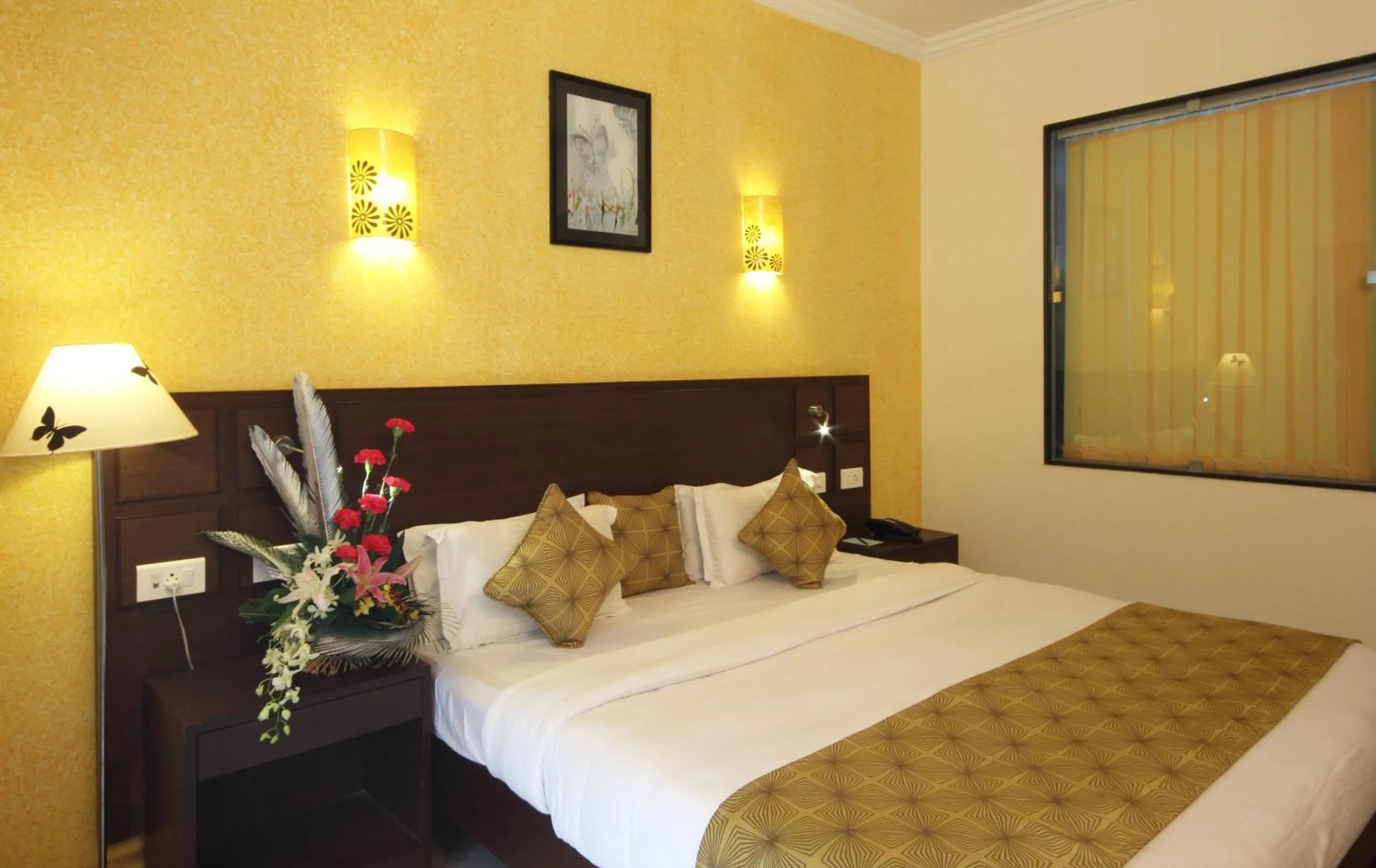 Bed in Hotel Goan Heritage