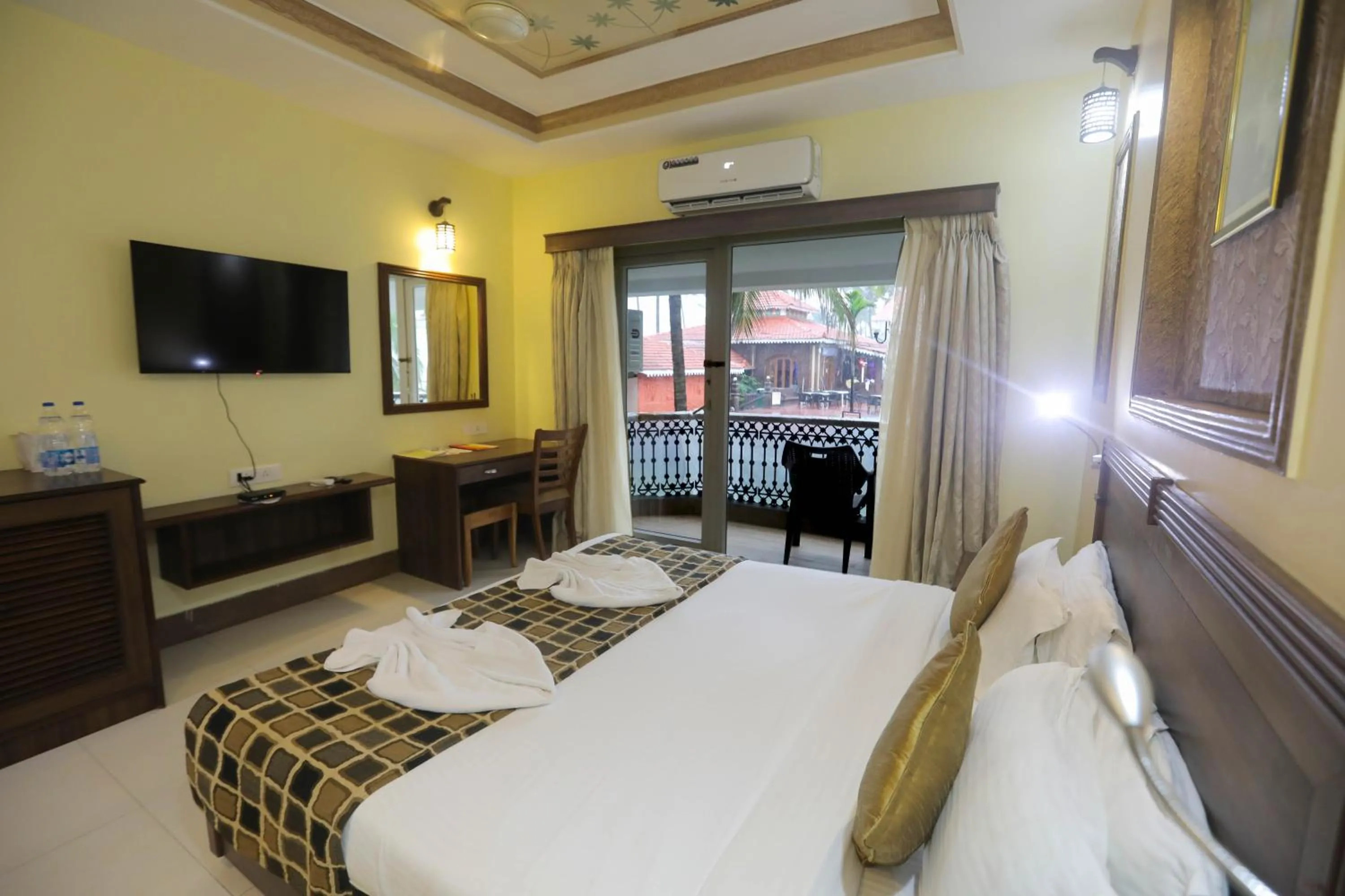 Bed in Hotel Goan Heritage