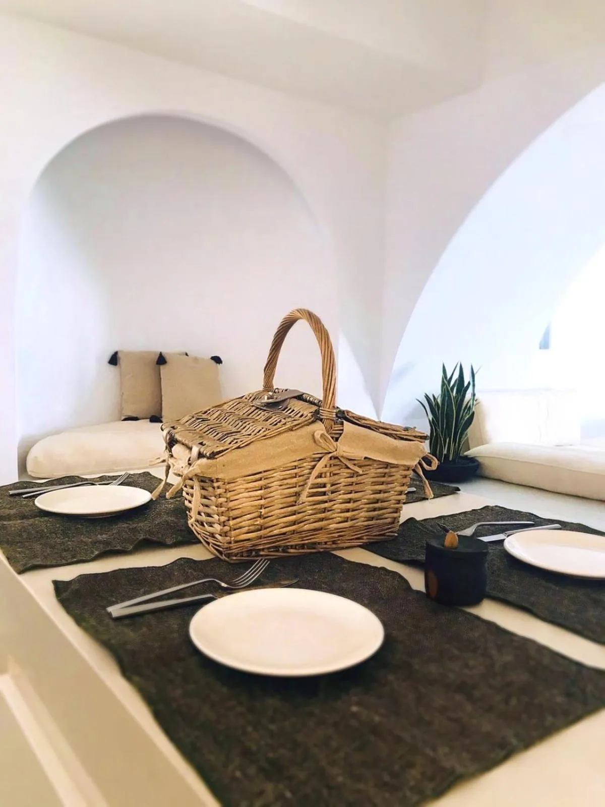 Breakfast in Le Blanc Nest Santorini - Family / Couples Luxury House