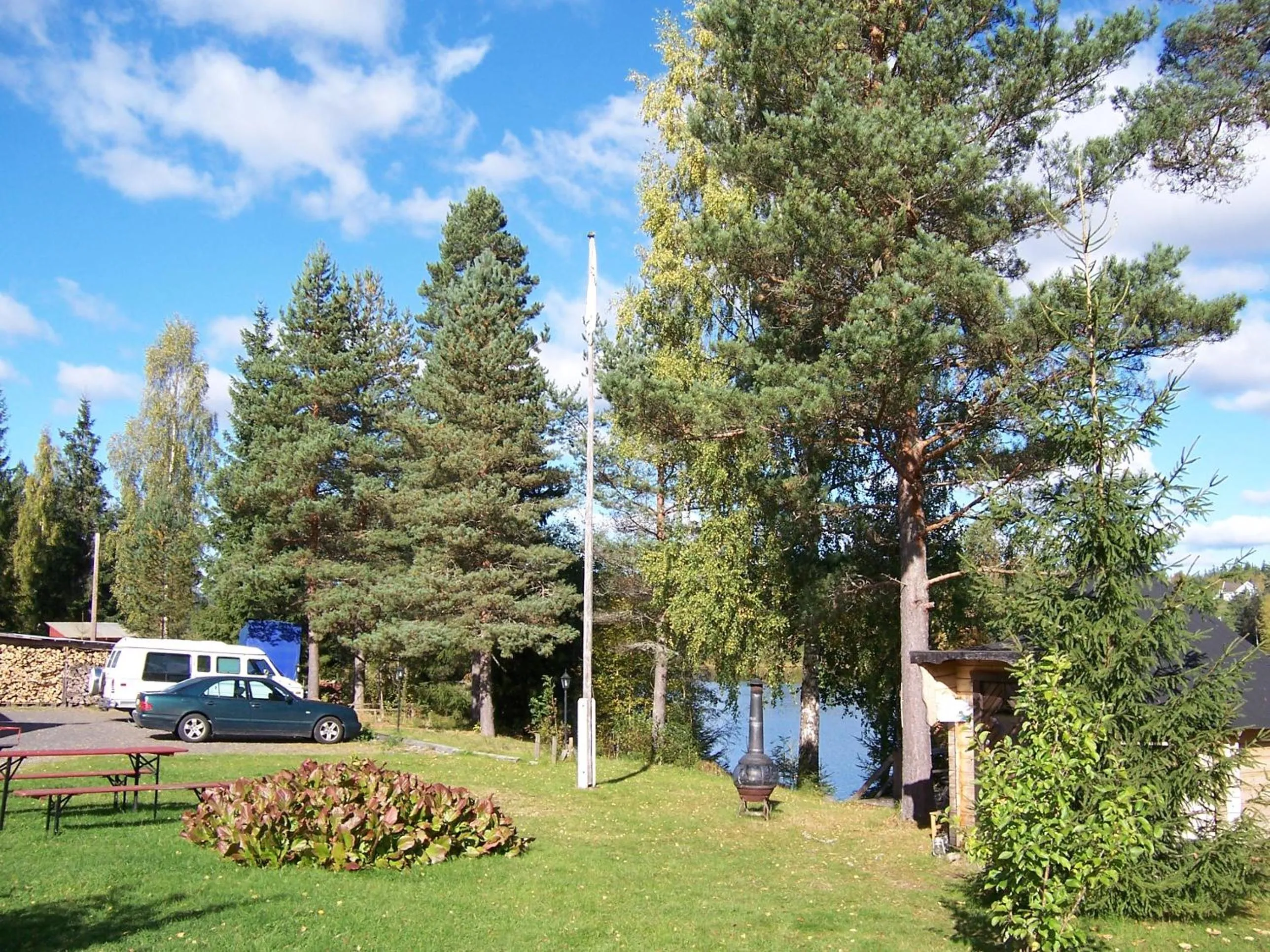 Garden in Nya Skogsgården Hostel