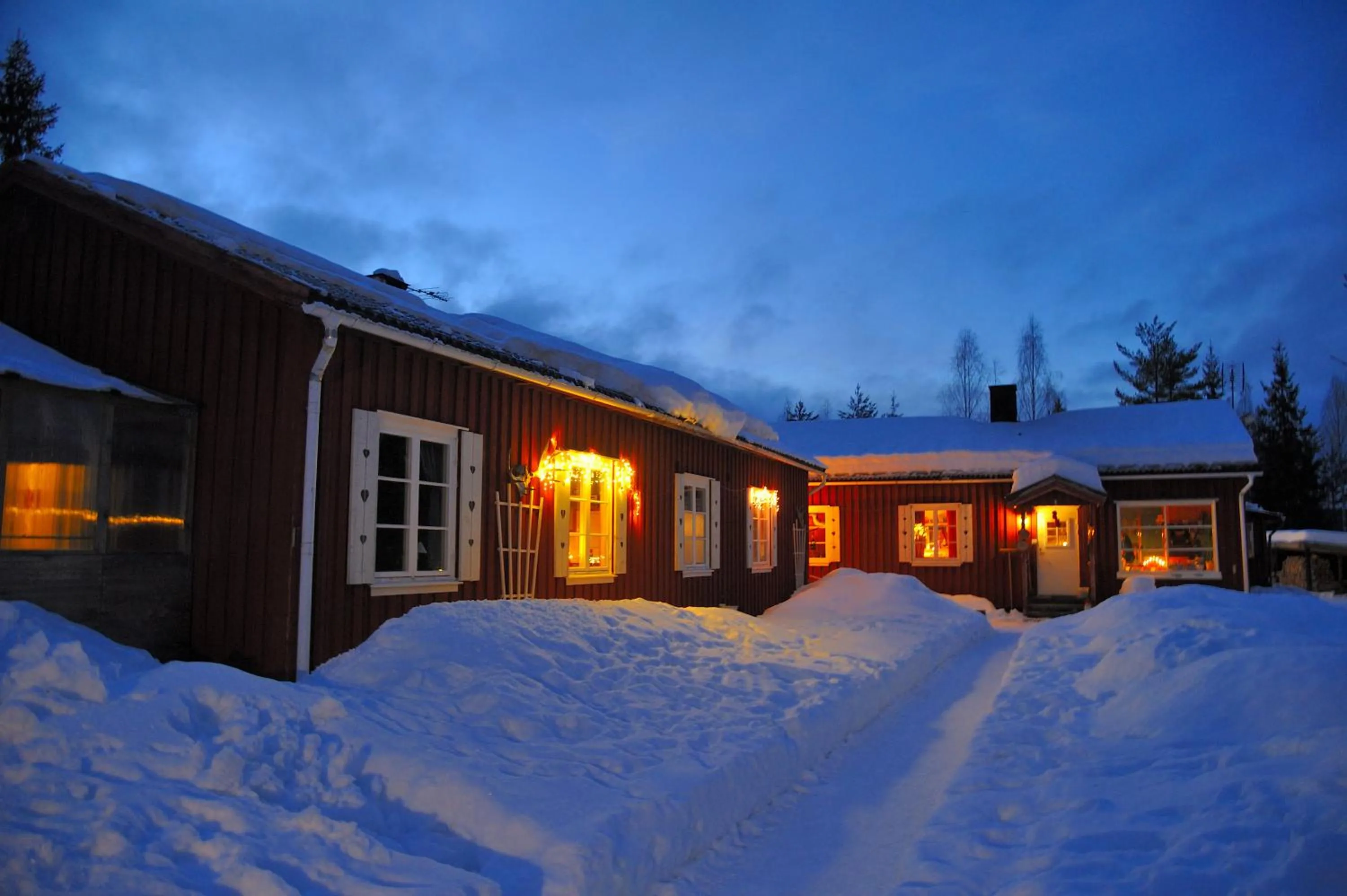 Facade/entrance in Nya Skogsgården Hostel