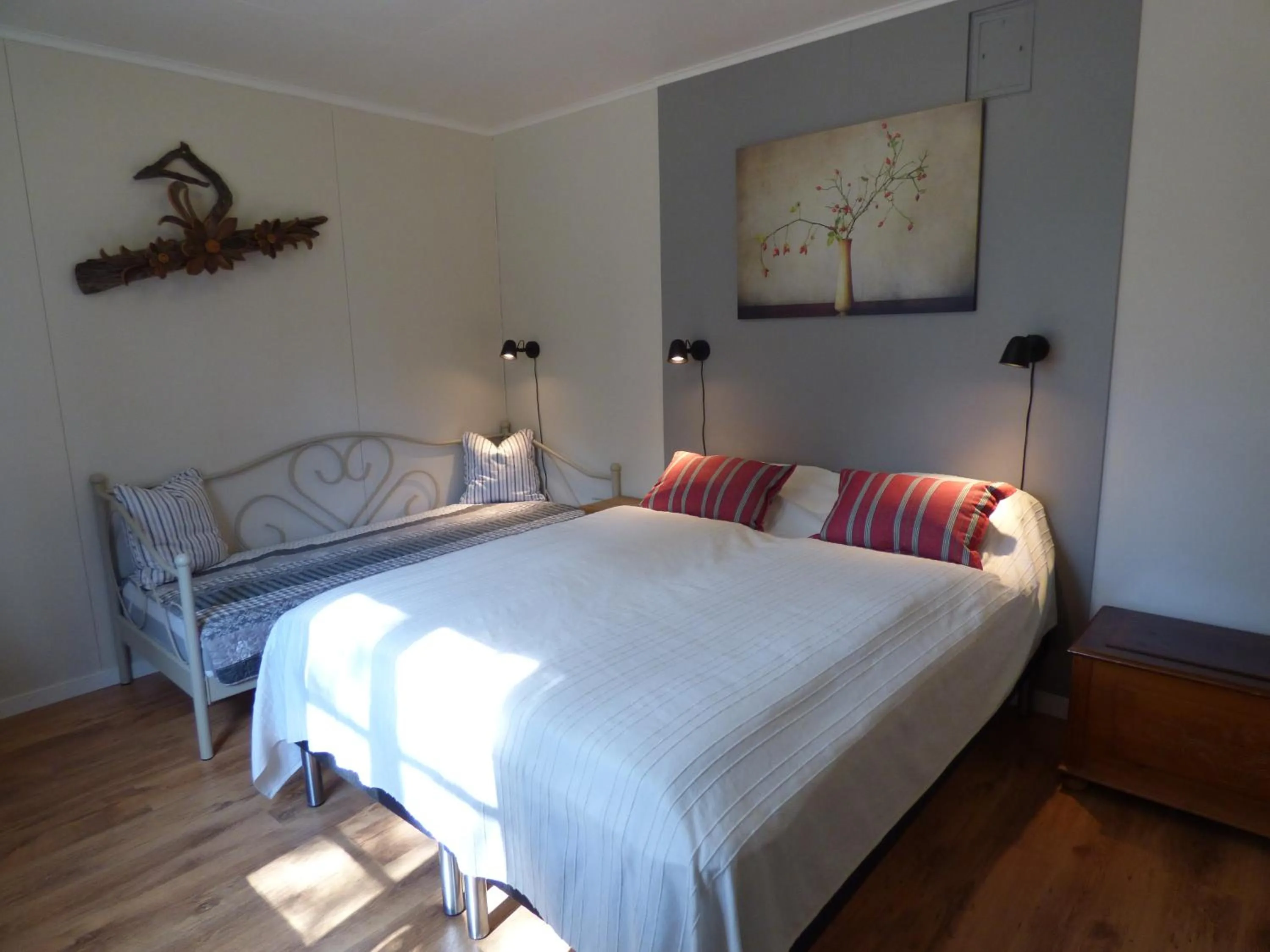 Bedroom, Bed in Nya Skogsgården Hostel