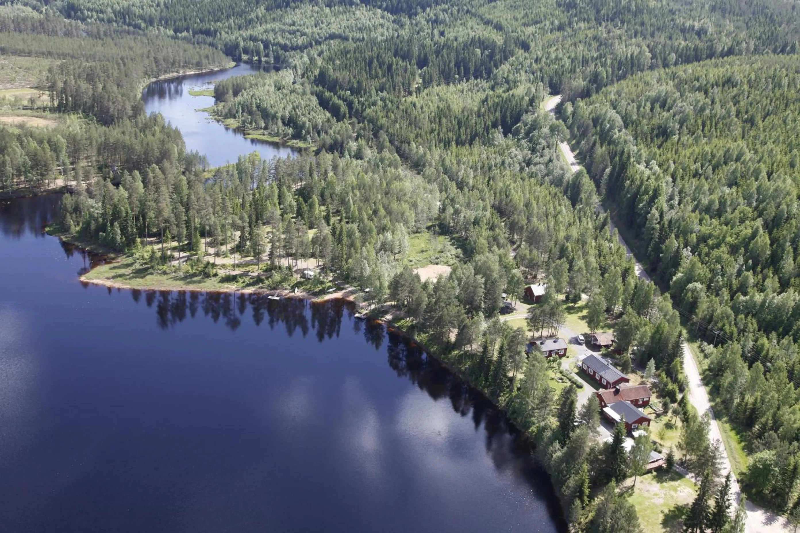 Bird's eye view in Nya Skogsgården Hostel