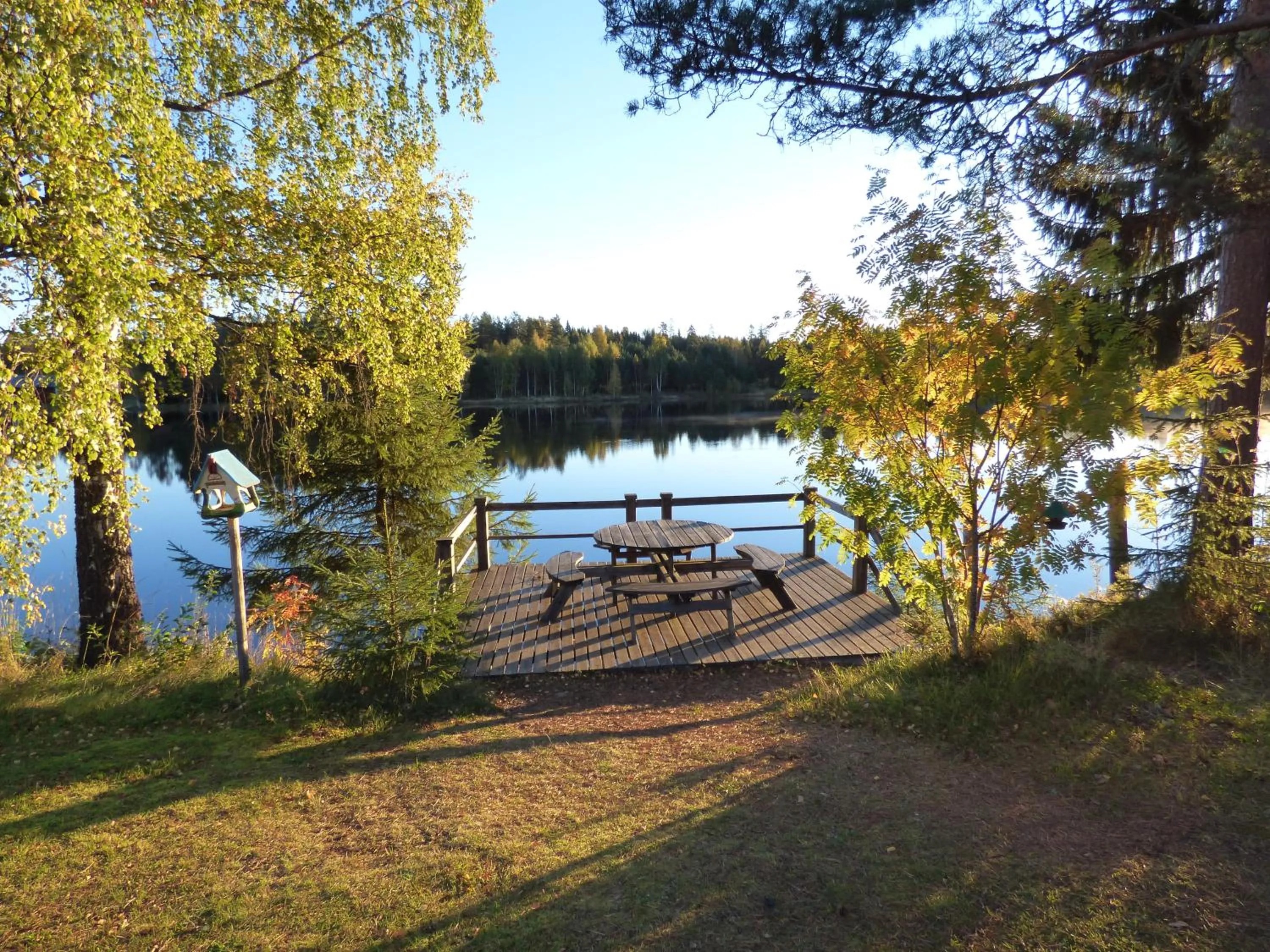 Lake view in Nya Skogsgården Hostel