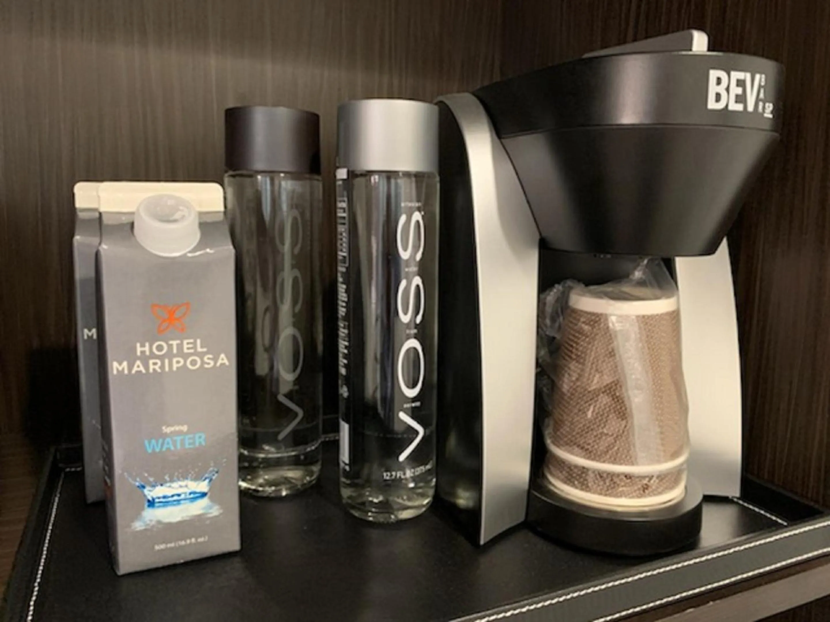 Coffee/tea facilities in Hotel Mariposa