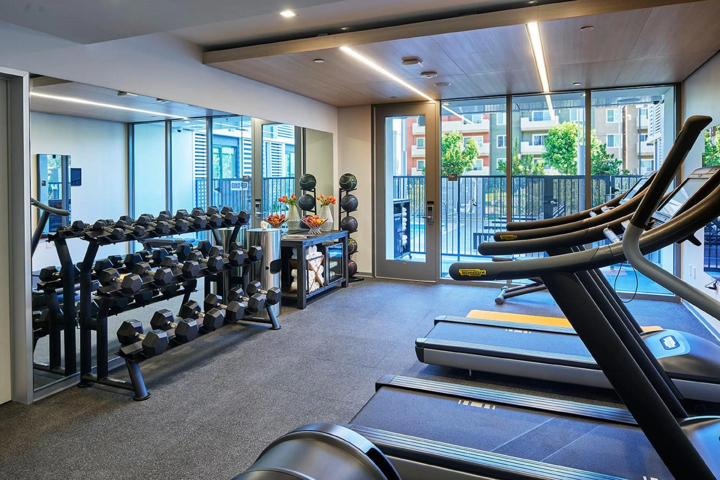 Fitness centre/facilities in Hotel Mariposa