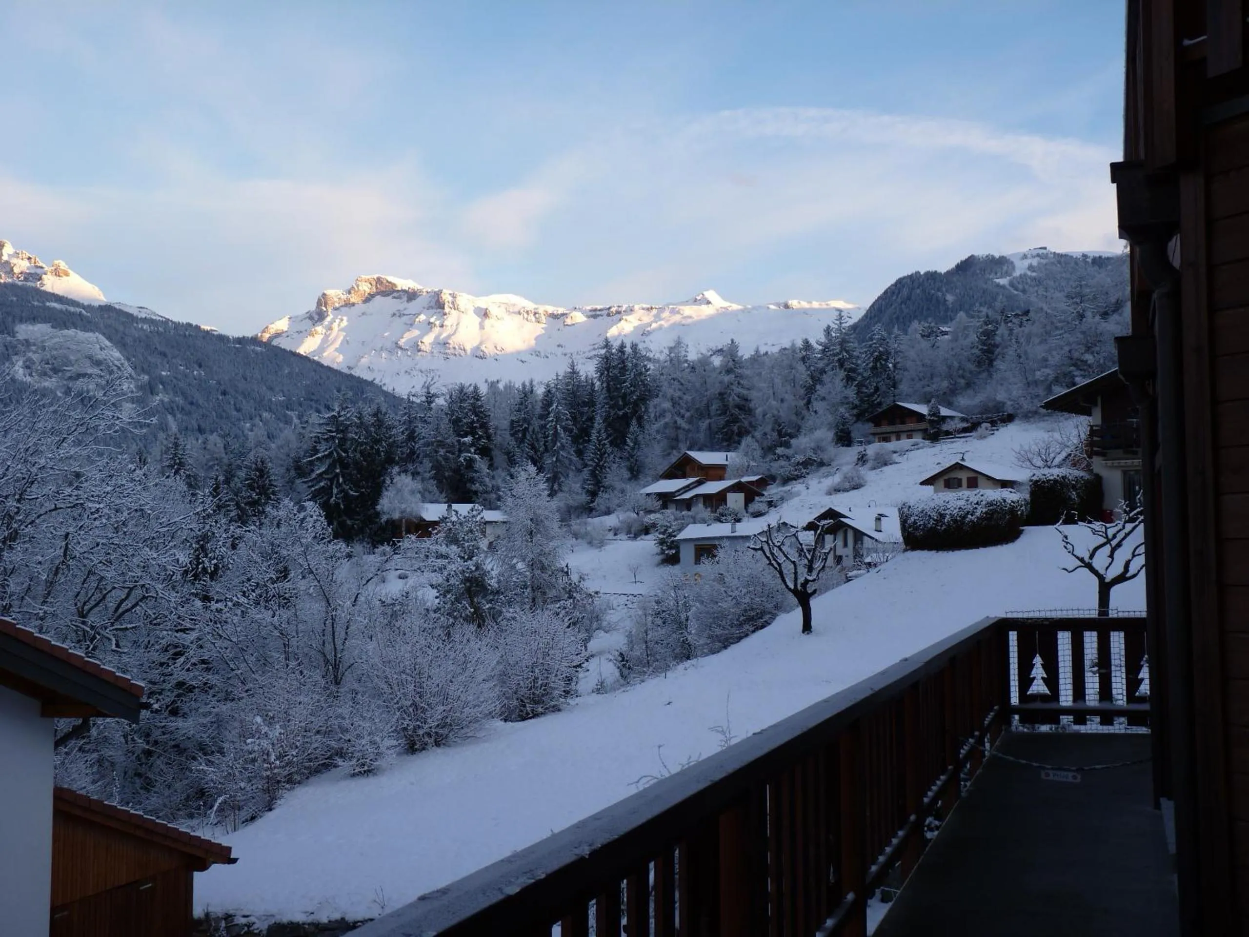 View (from property/room) in Chalet des Alpes