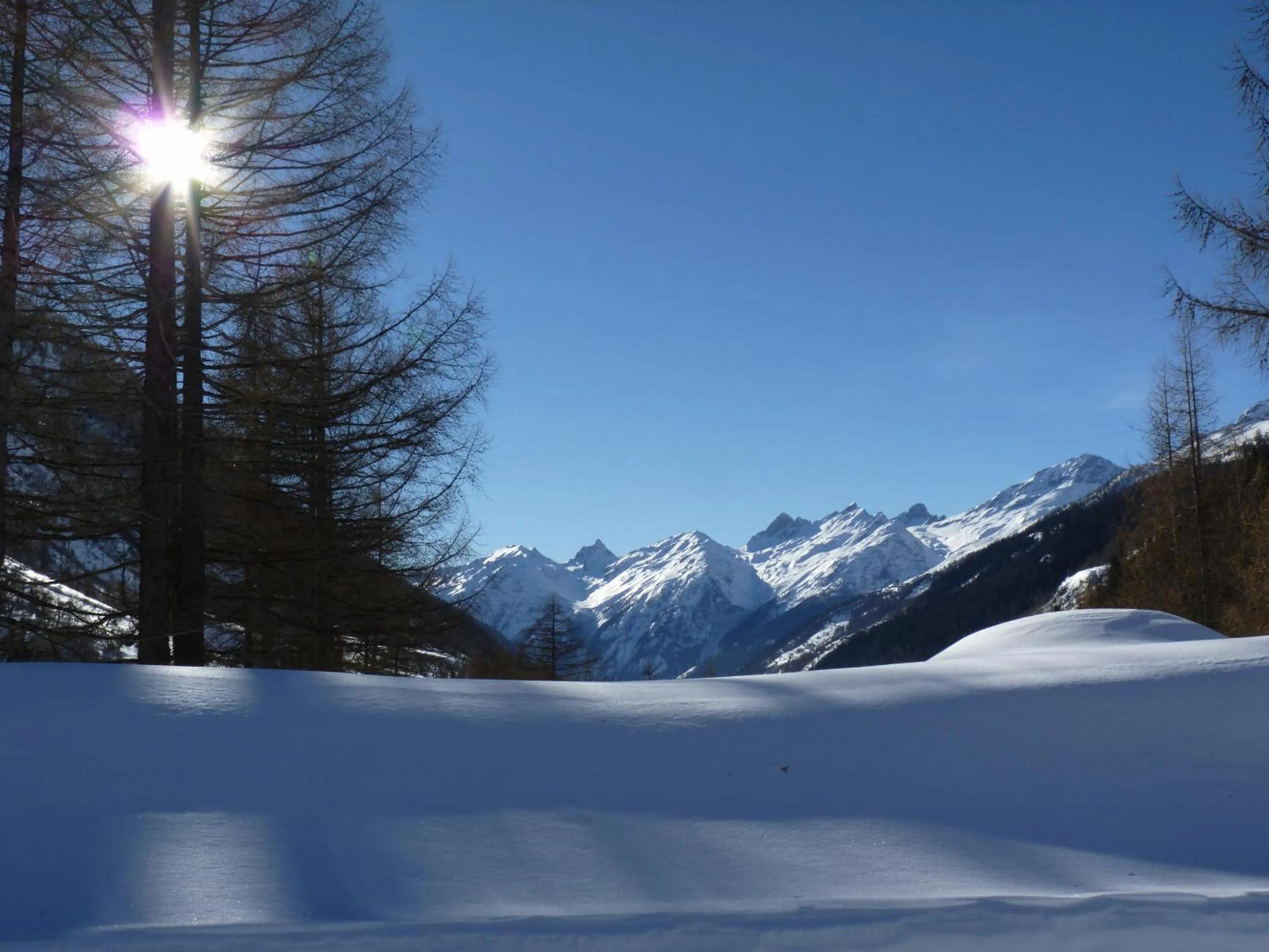 Mountain view in Chalet des Alpes