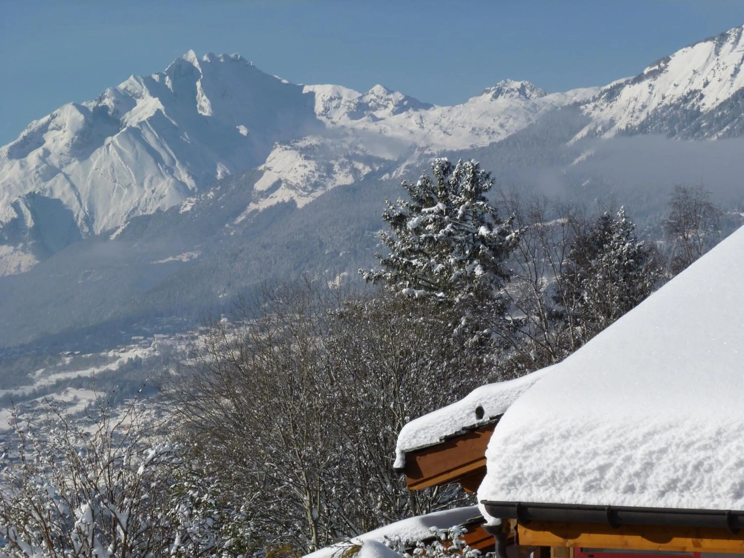 View (from property/room) in Chalet des Alpes