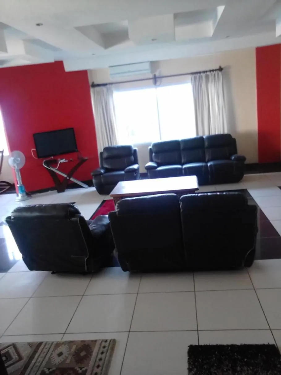 Living room in Cowrie Shell Beach Apartments Official