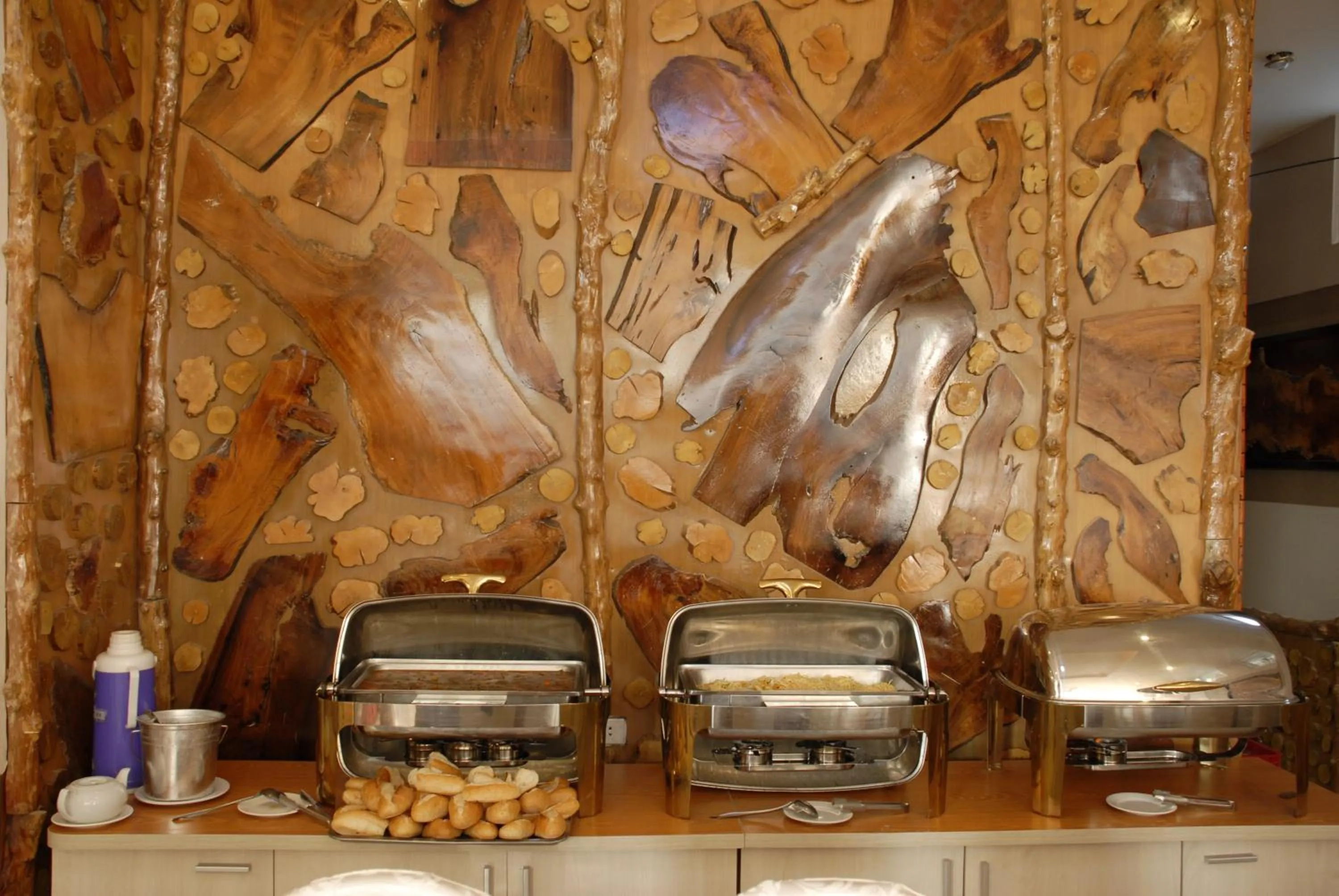 Buffet breakfast in Mountain Town Hotel