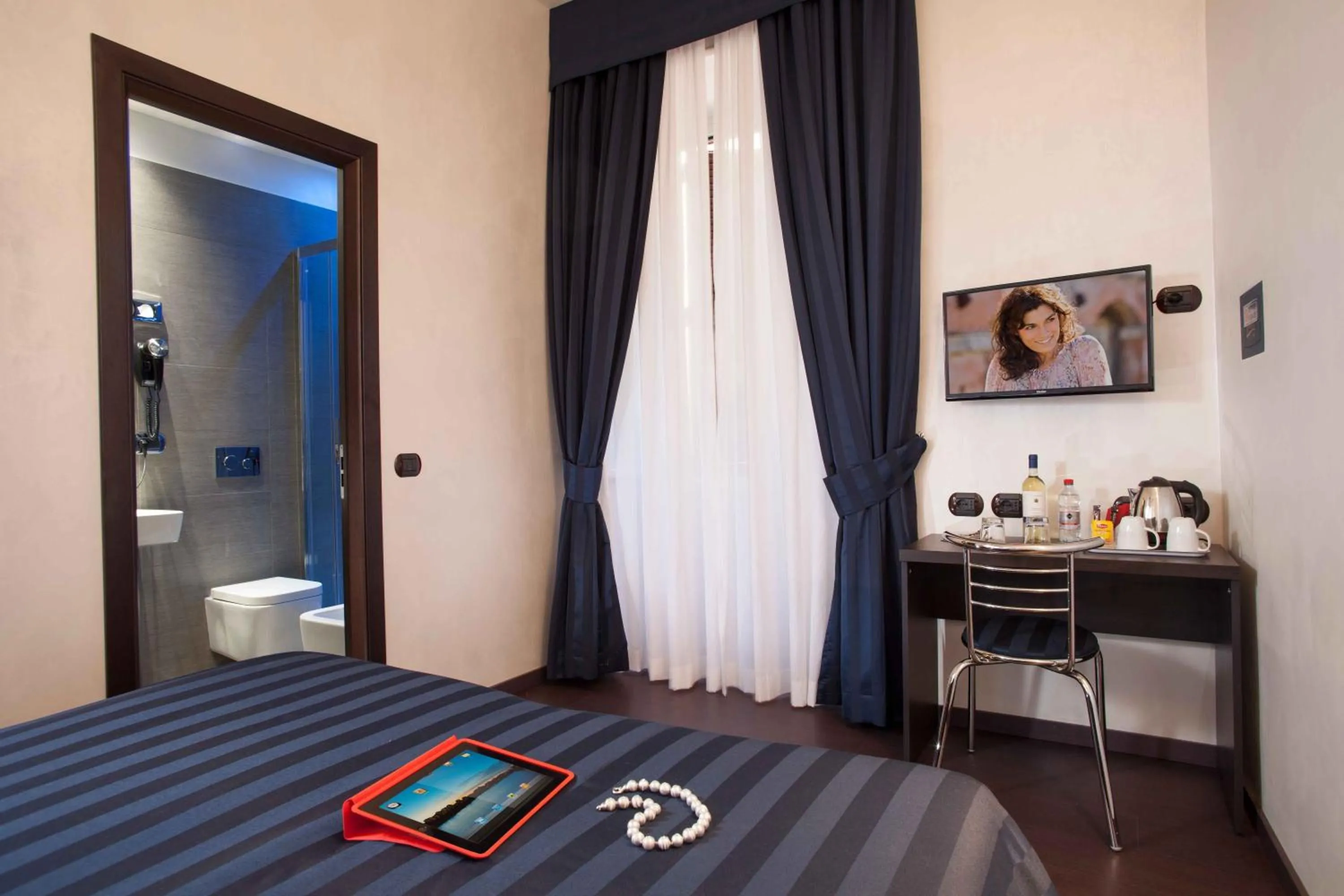 Bathroom, Bed in Residenza Dorò- 24x7 Check-in