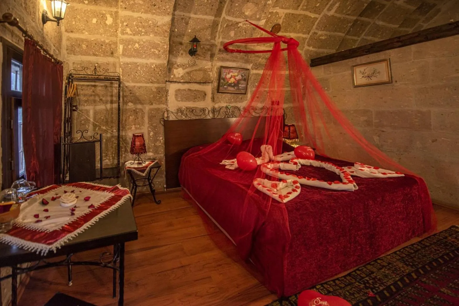 Bed in Kapadokya Ihlara Konakları Otel Akinci Konagi