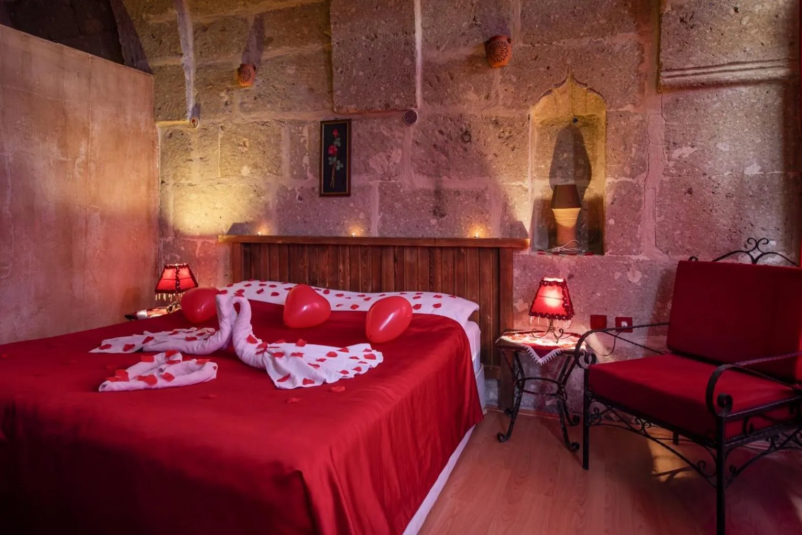 Bed in Kapadokya Ihlara Konakları Otel Akinci Konagi