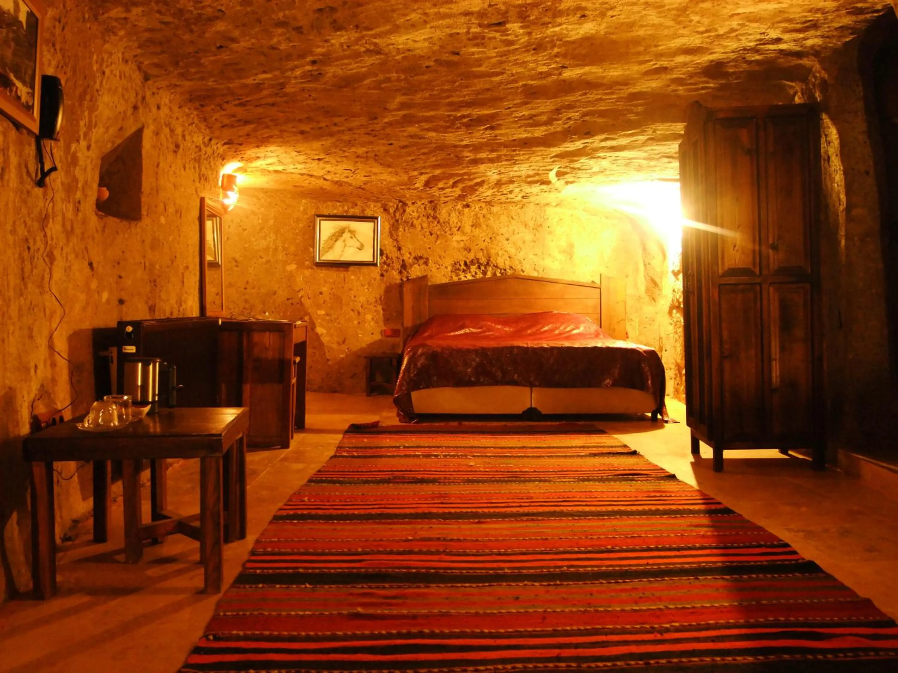 Decorative detail, Bed in Kapadokya Ihlara Konakları Otel Akinci Konagi