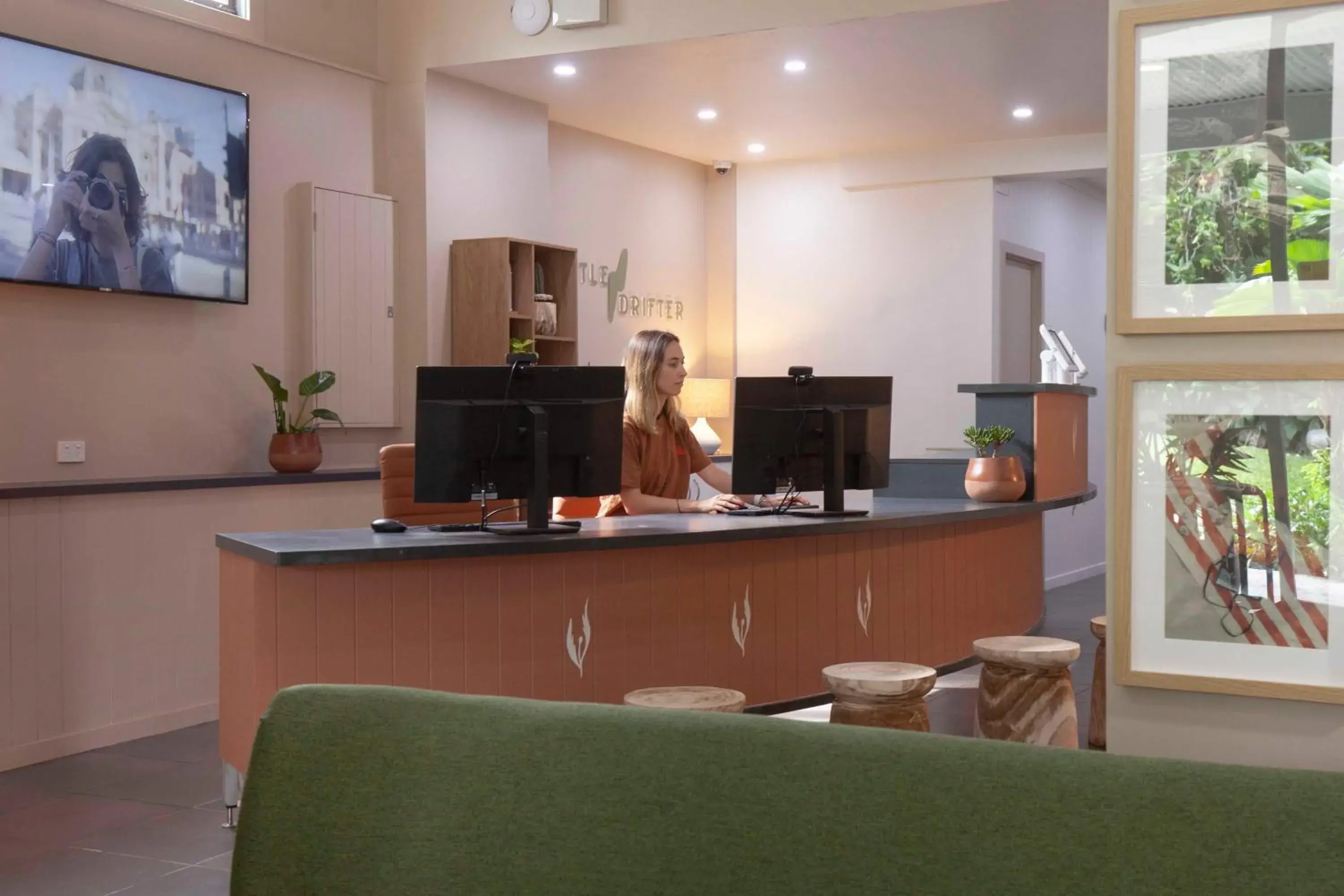 Lobby or reception in Little Drifter Cairns Lobby or reception in Little Drifter Cairns