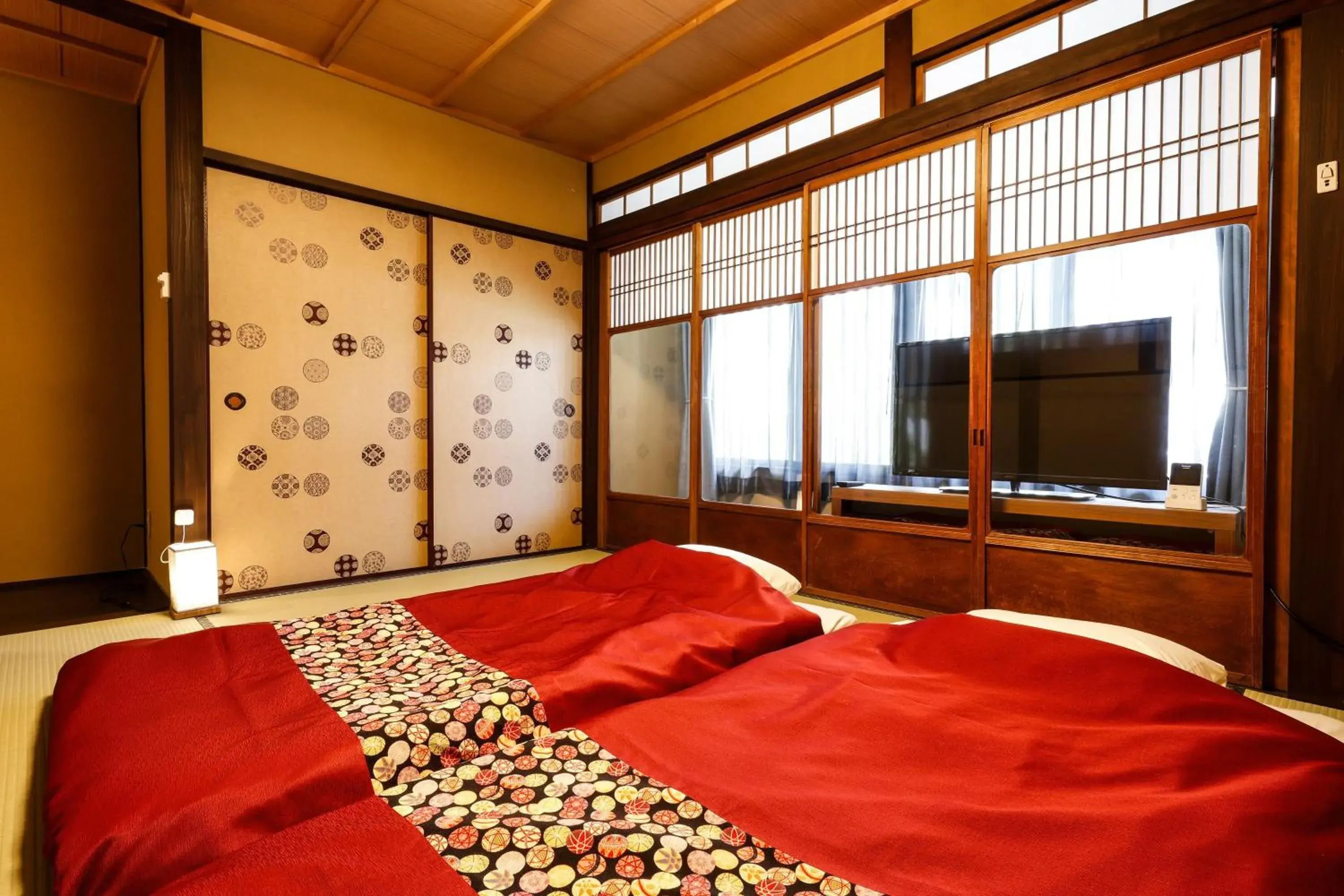 Bedroom, Bed in Kyomachiya Bettei Hanatei Bedroom, Bed in Kyomachiya Bettei Hanatei