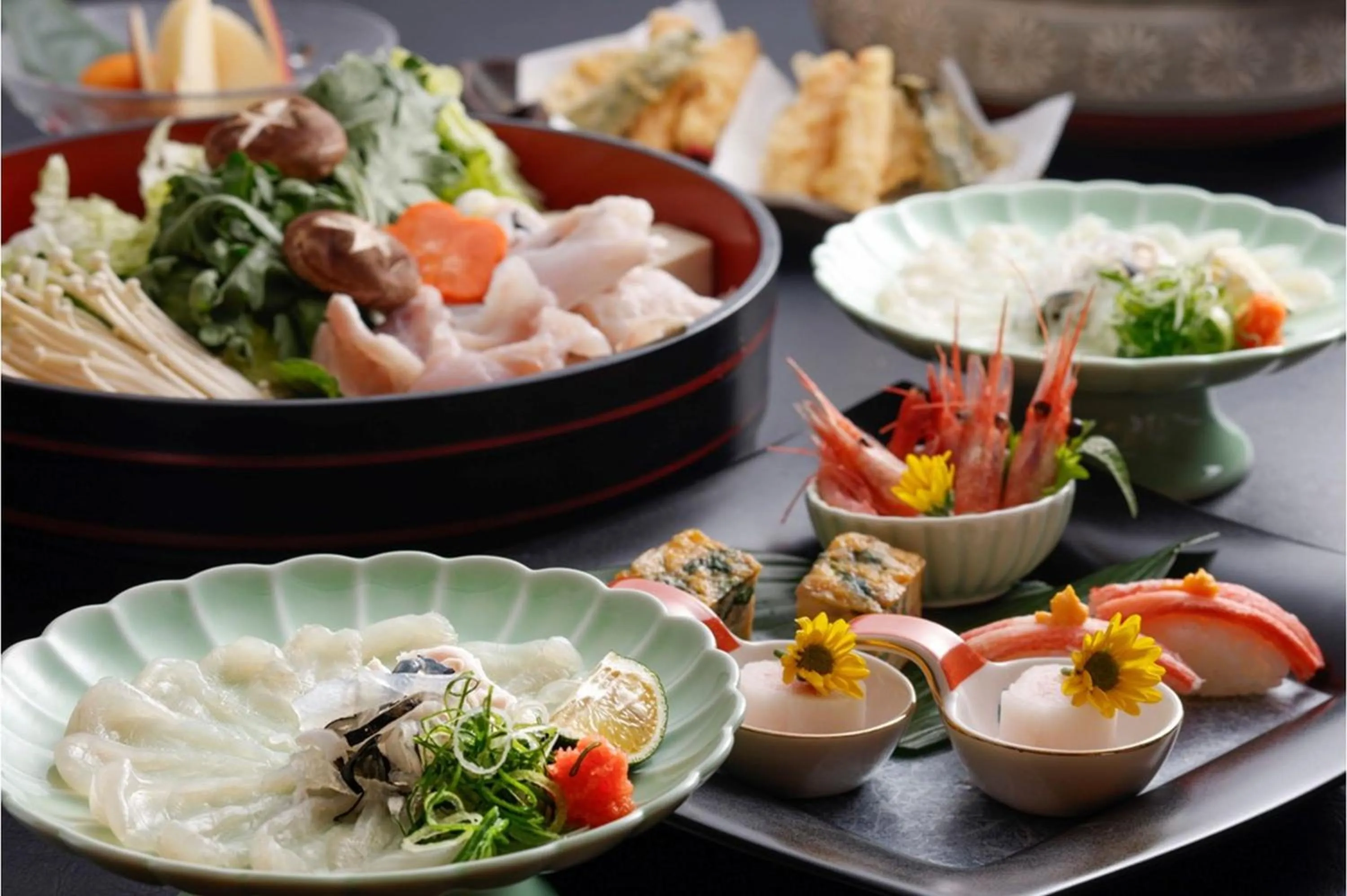 Dinner in Kyomachiya Bettei Hanatei