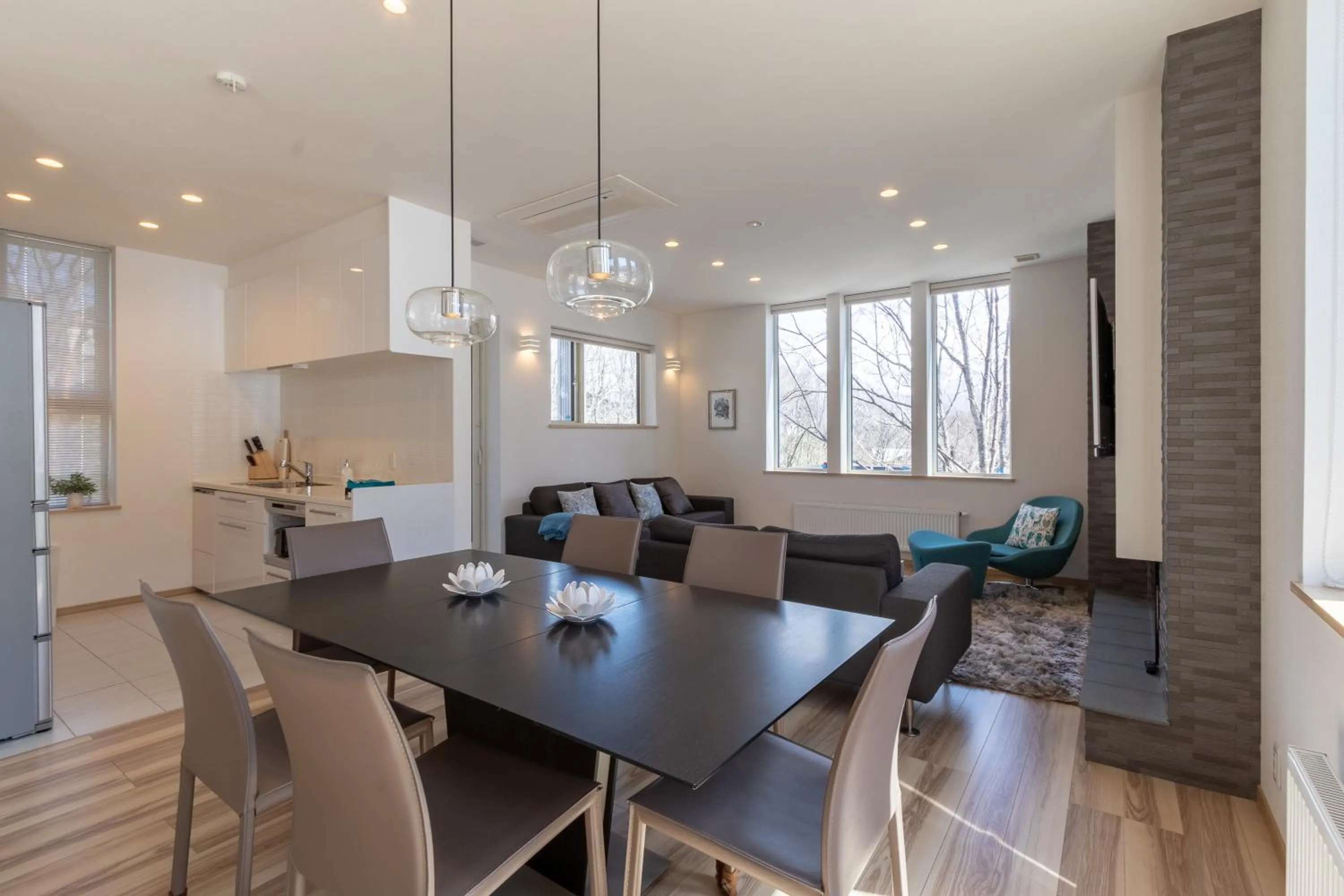 Living room in Owl House Niseko