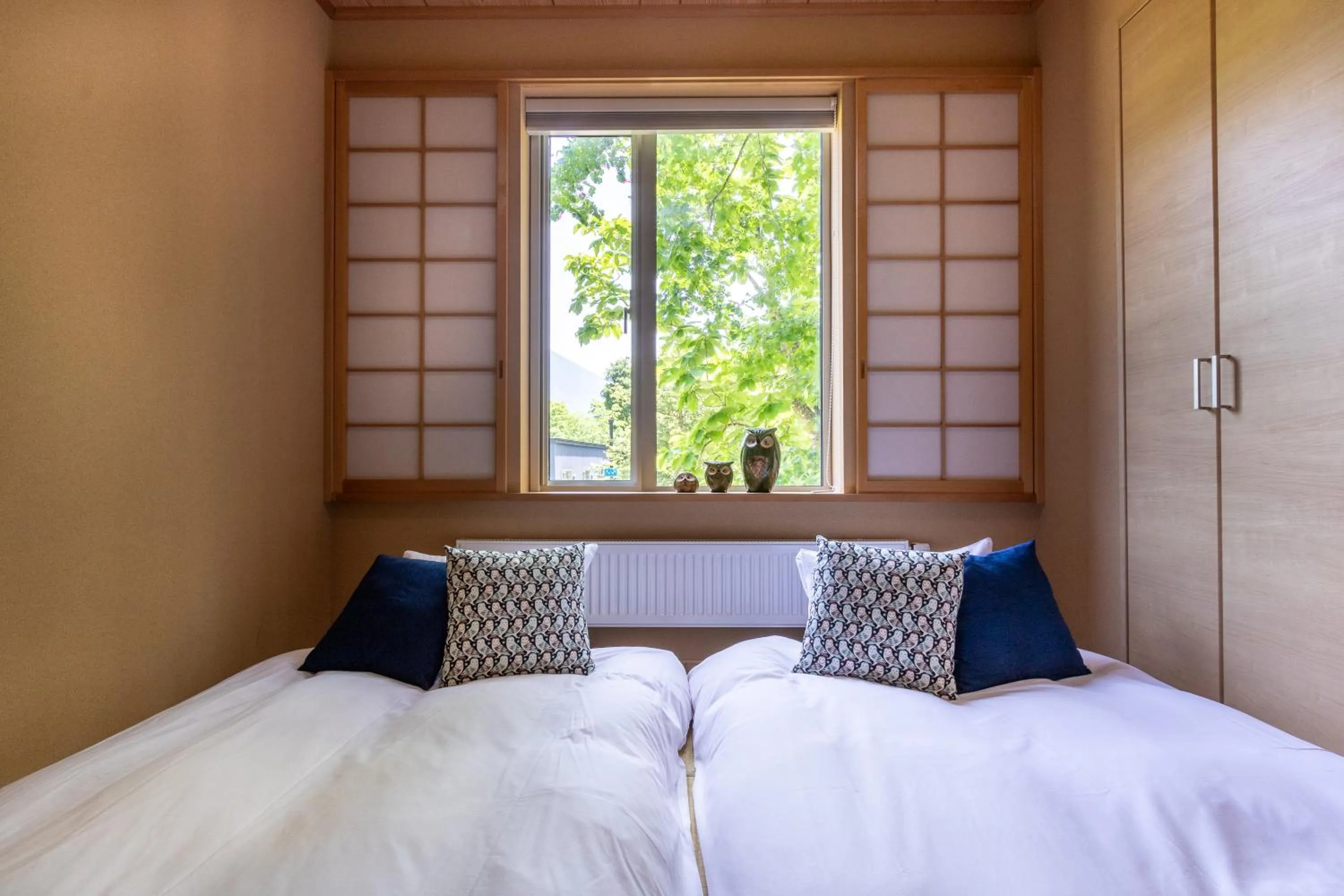 Bedroom, Bed in Owl House Niseko
