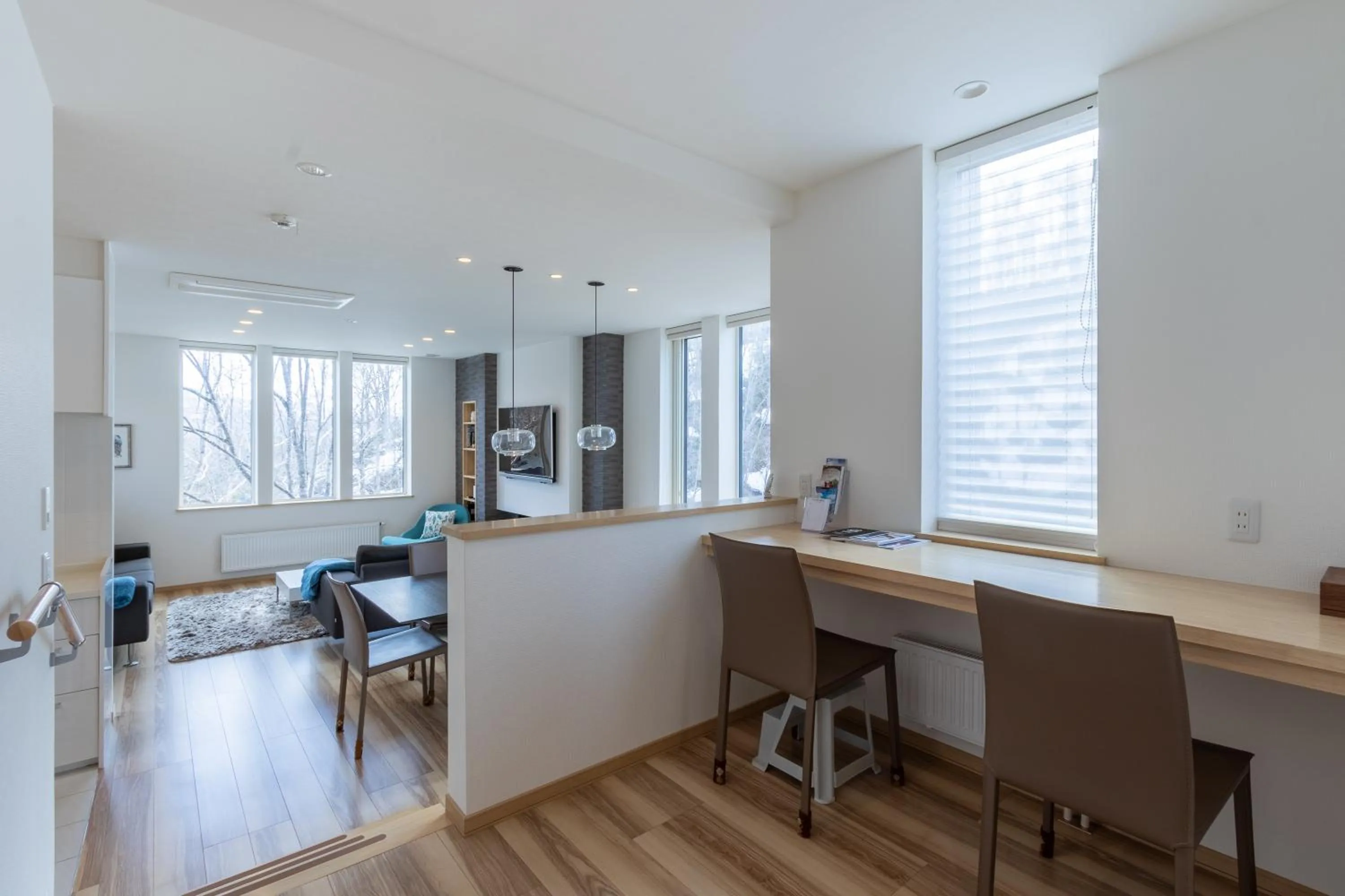 Living room in Owl House Niseko