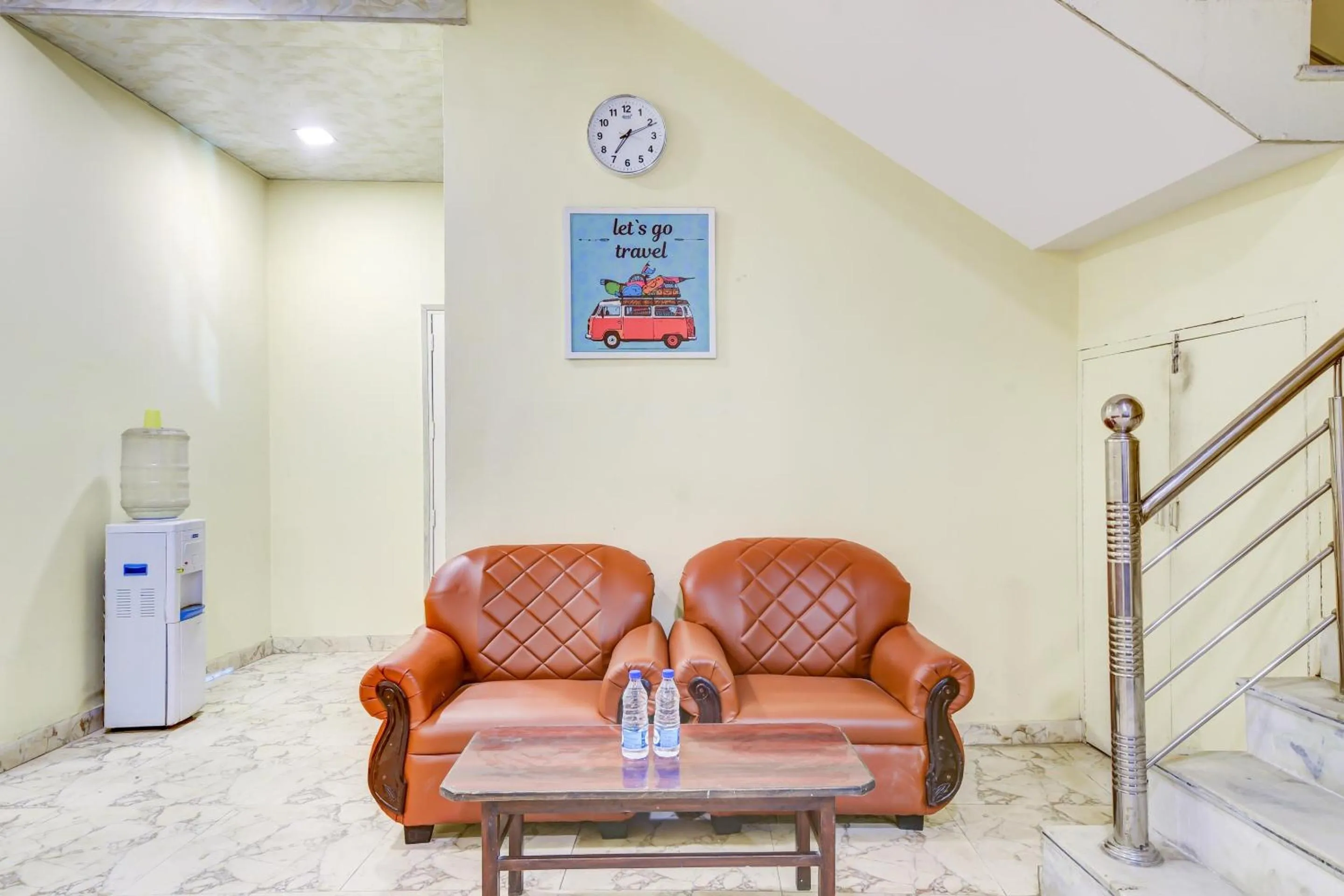 Lobby or reception in Hotel O Vishwakarma Palace