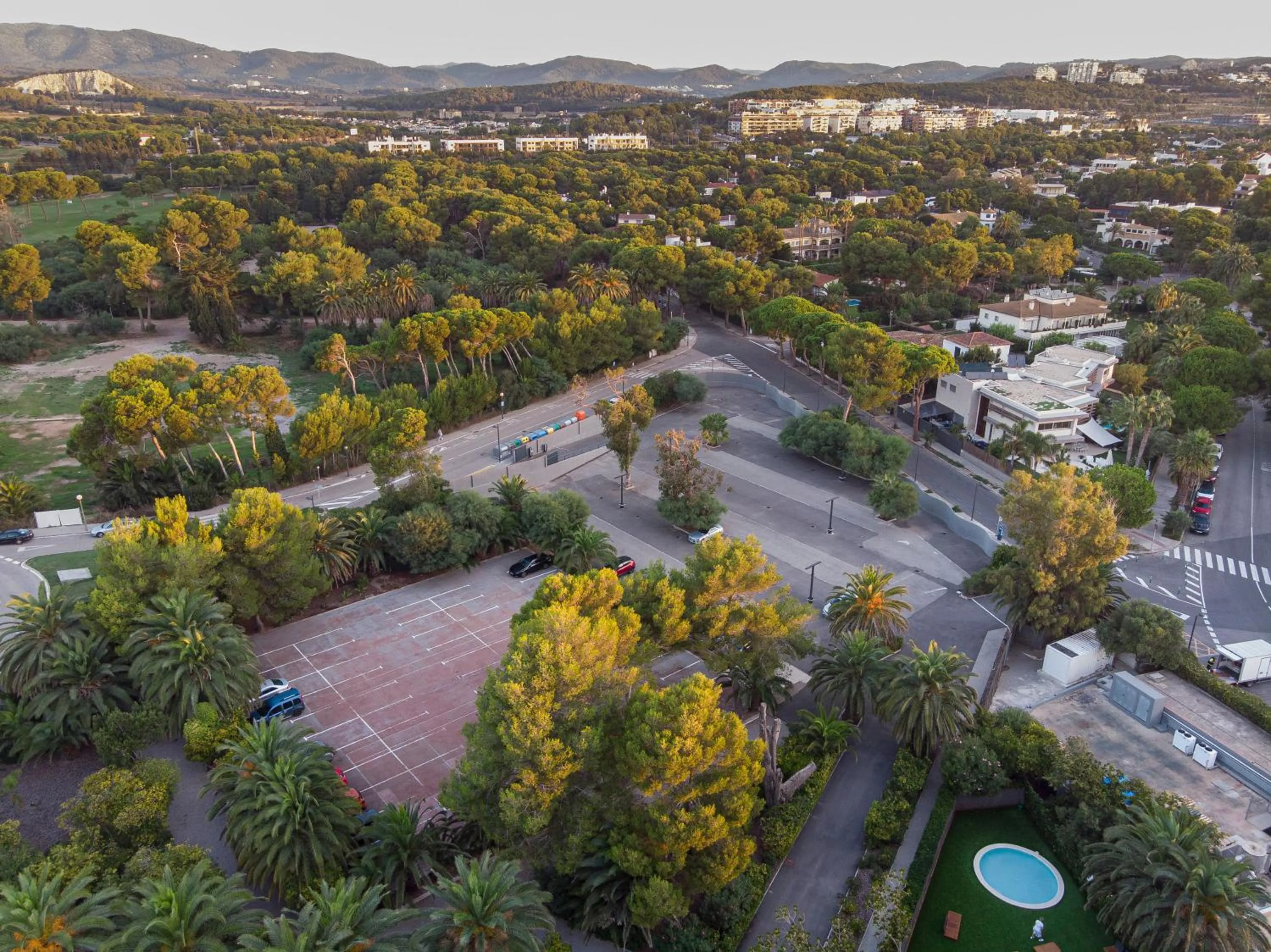 Bird's eye view in ME Sitges Terramar