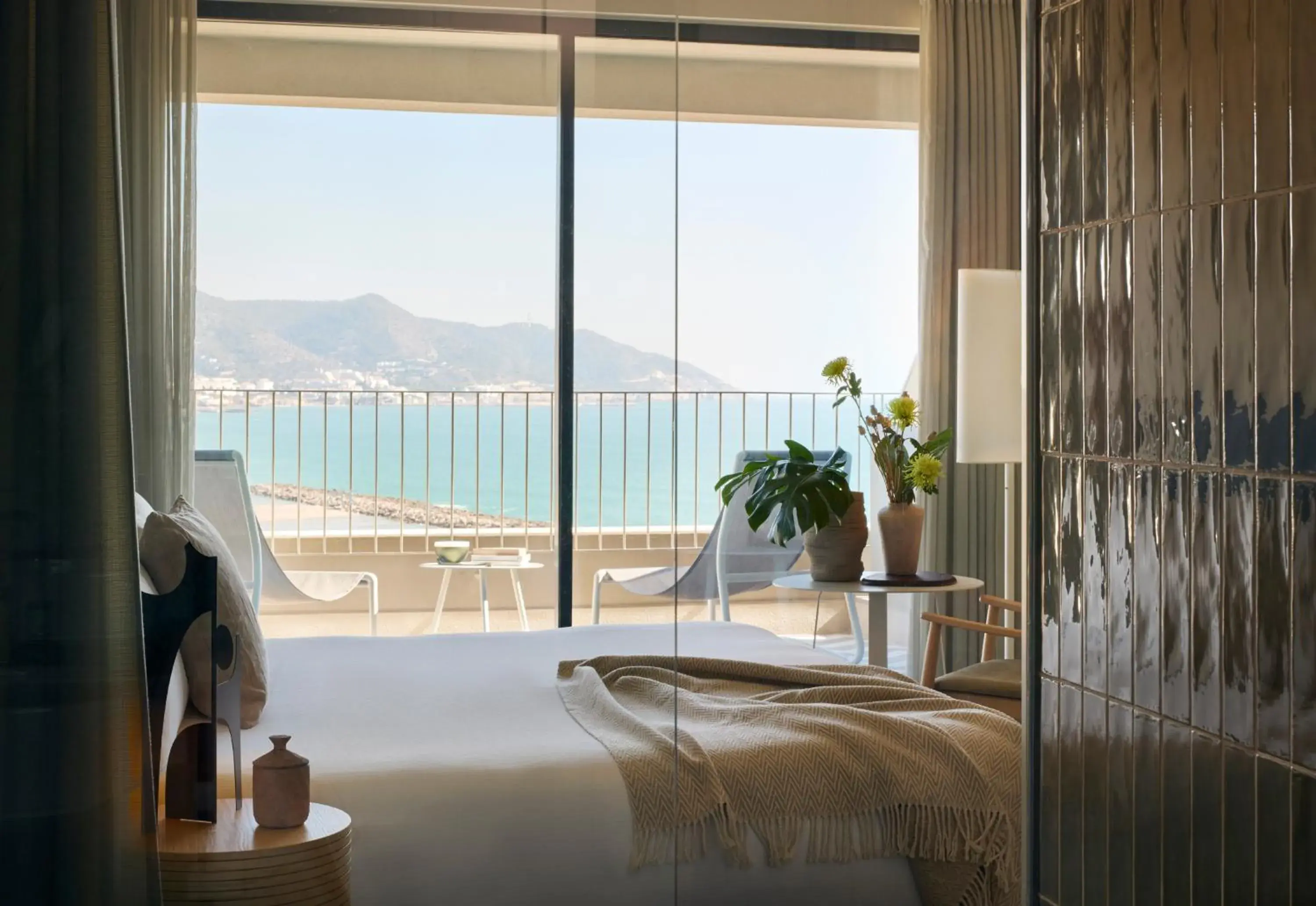 Bed in ME Sitges Terramar Bed in ME Sitges Terramar