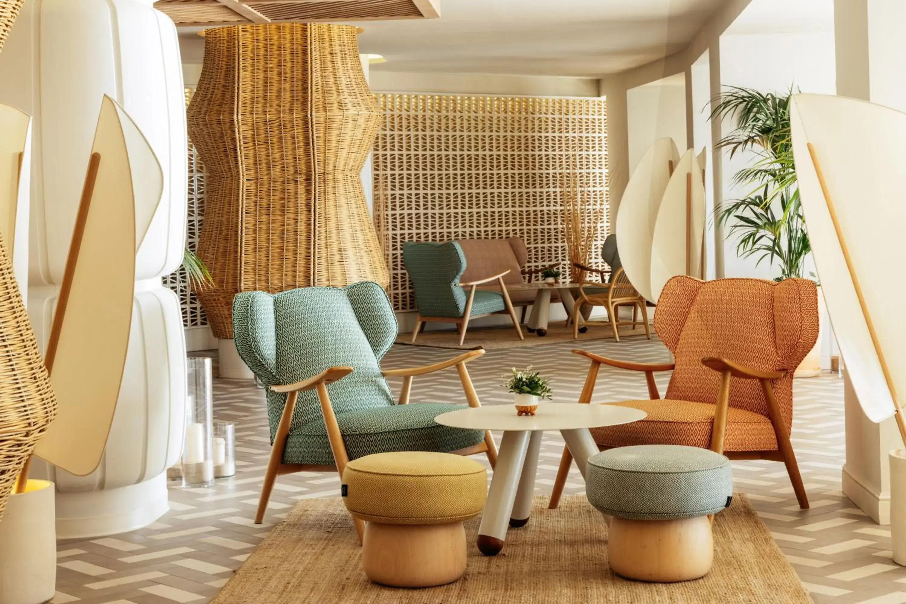 Lobby or reception in ME Sitges Terramar Lobby or reception in ME Sitges Terramar