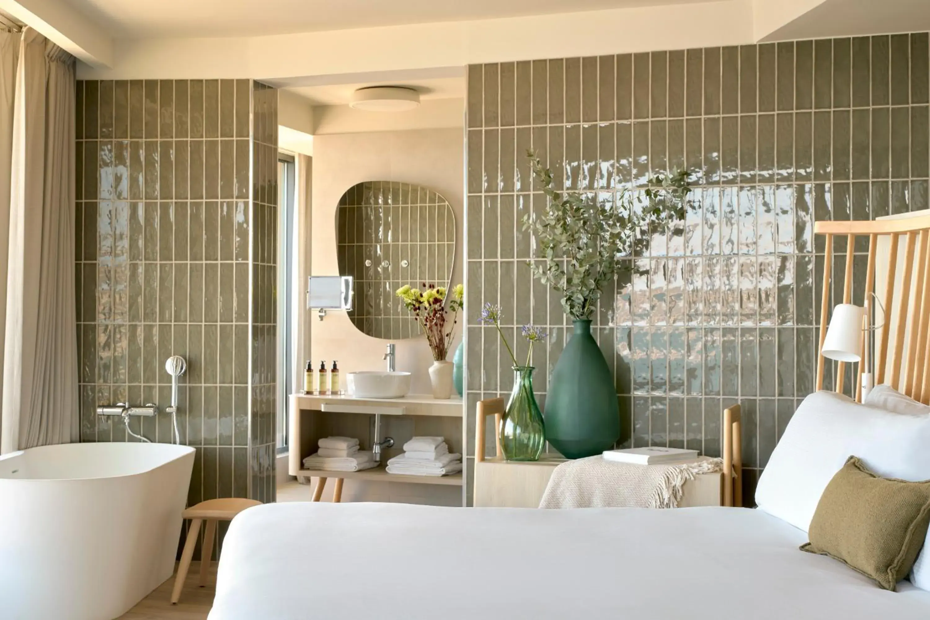 Bed in ME Sitges Terramar Bed in ME Sitges Terramar