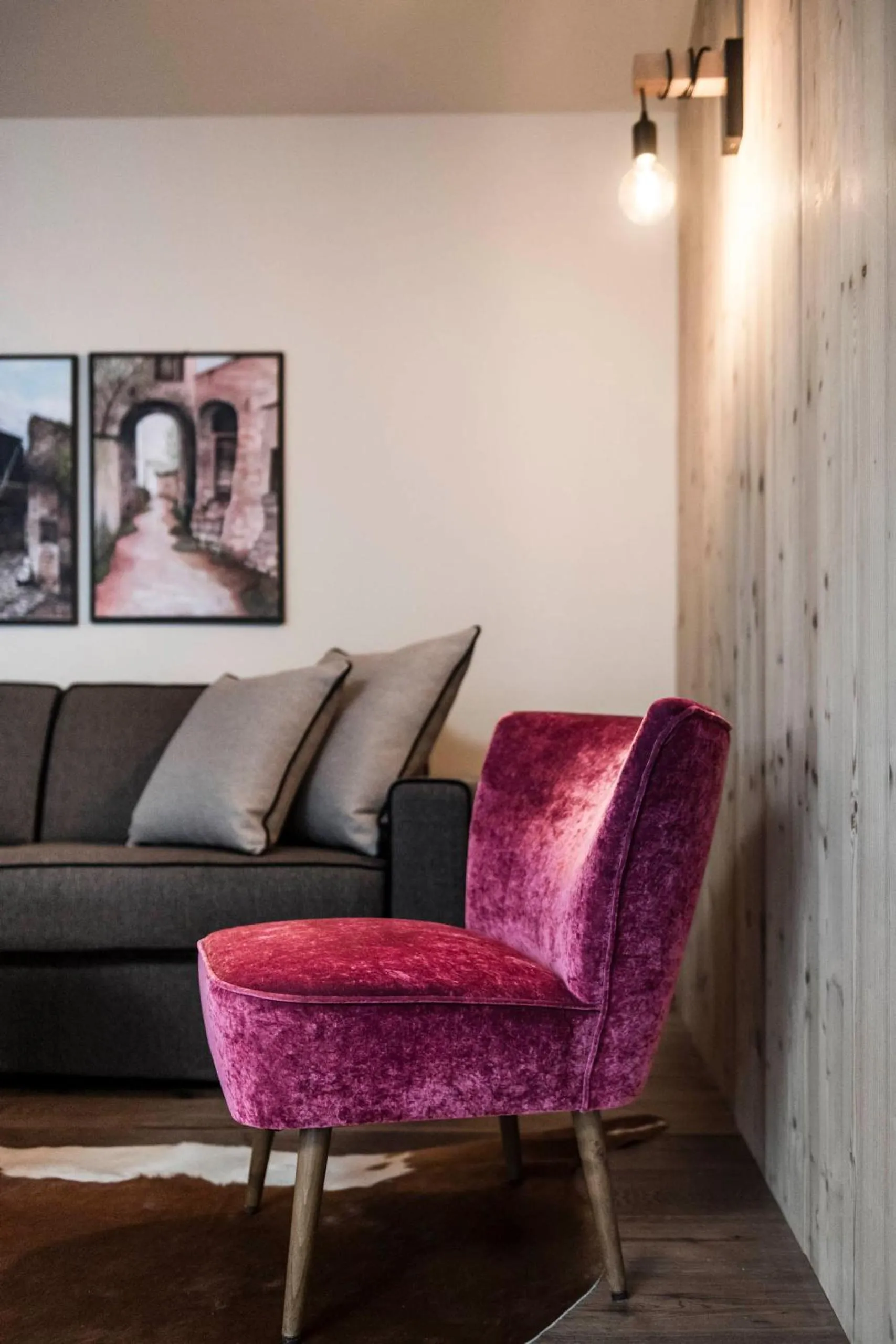 Living room in Presulis Hideaway Apartments & Restaurant