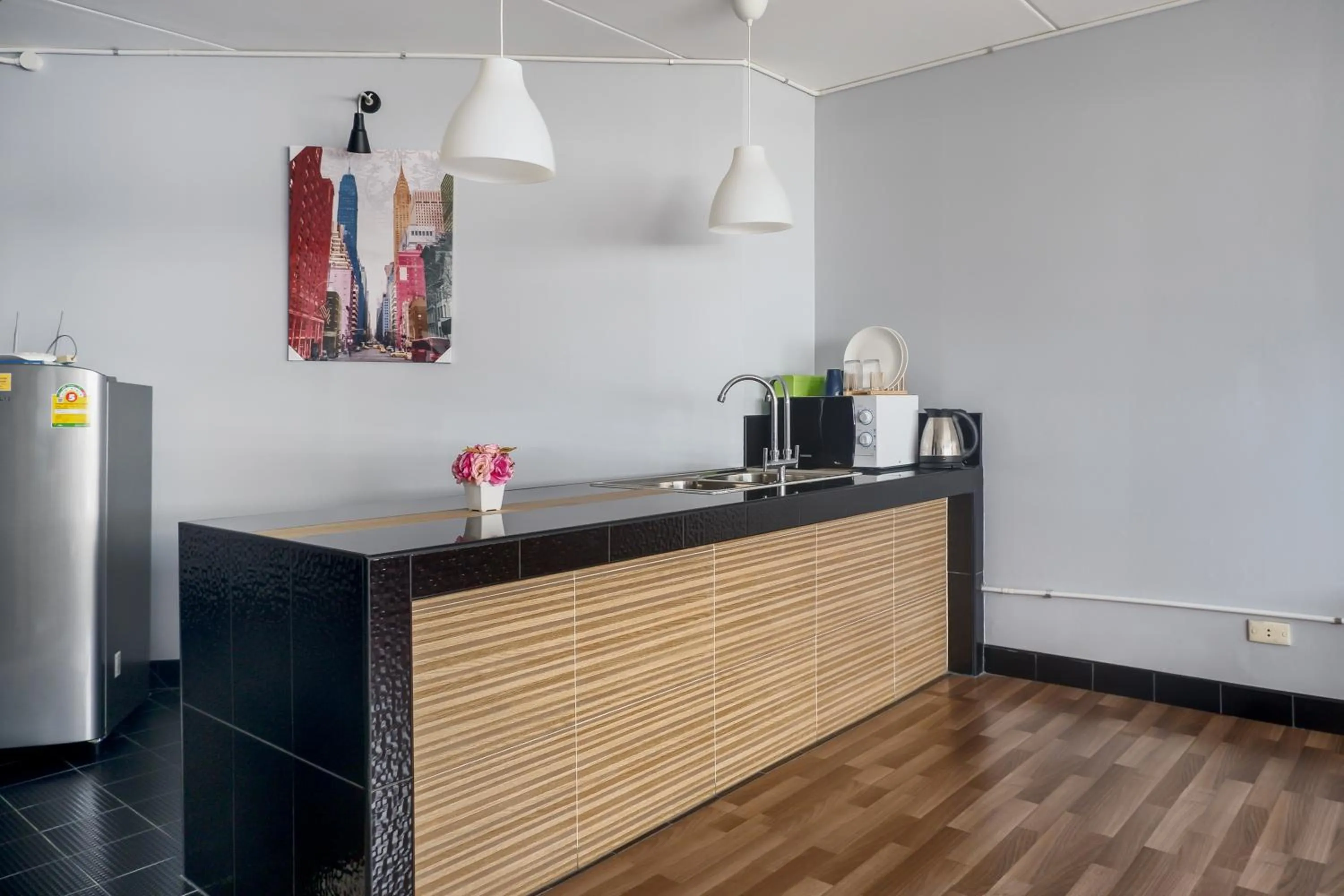 Kitchen or kitchenette in Bangkok Impact Popular Comdominium