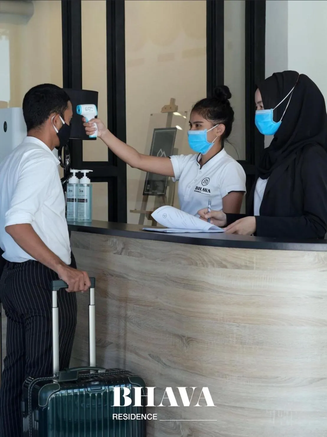 Lobby or reception in Bhava Residence