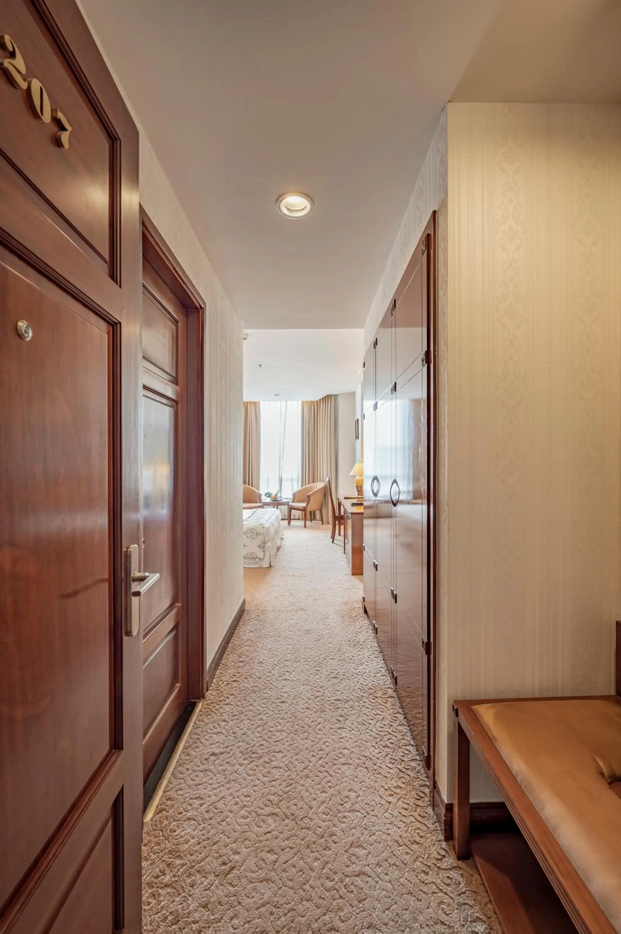 Bed in Tan Son Nhat Saigon Hotel