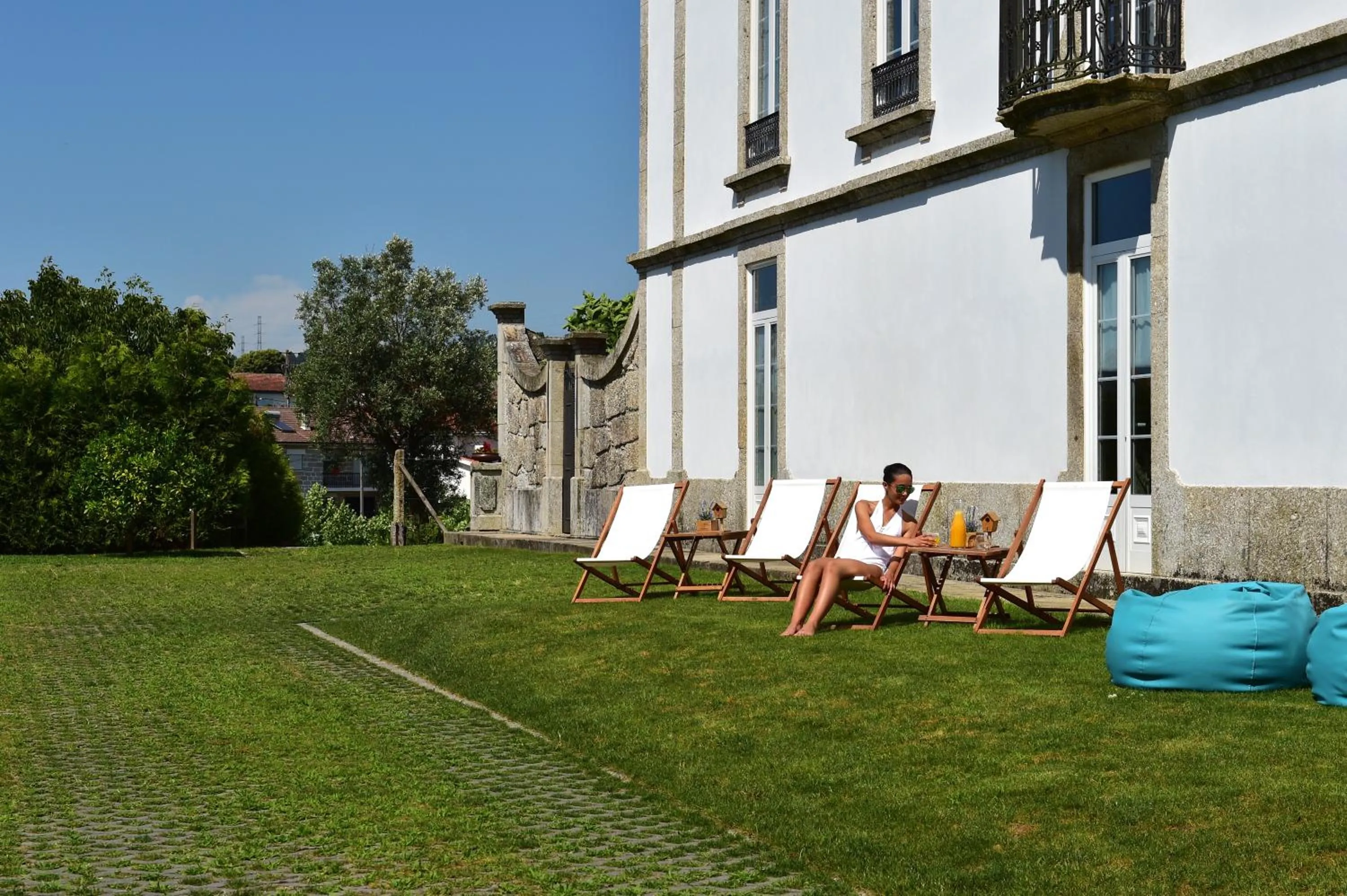 Swimming pool in Solar Egas Moniz-Charming House & Local Experiences