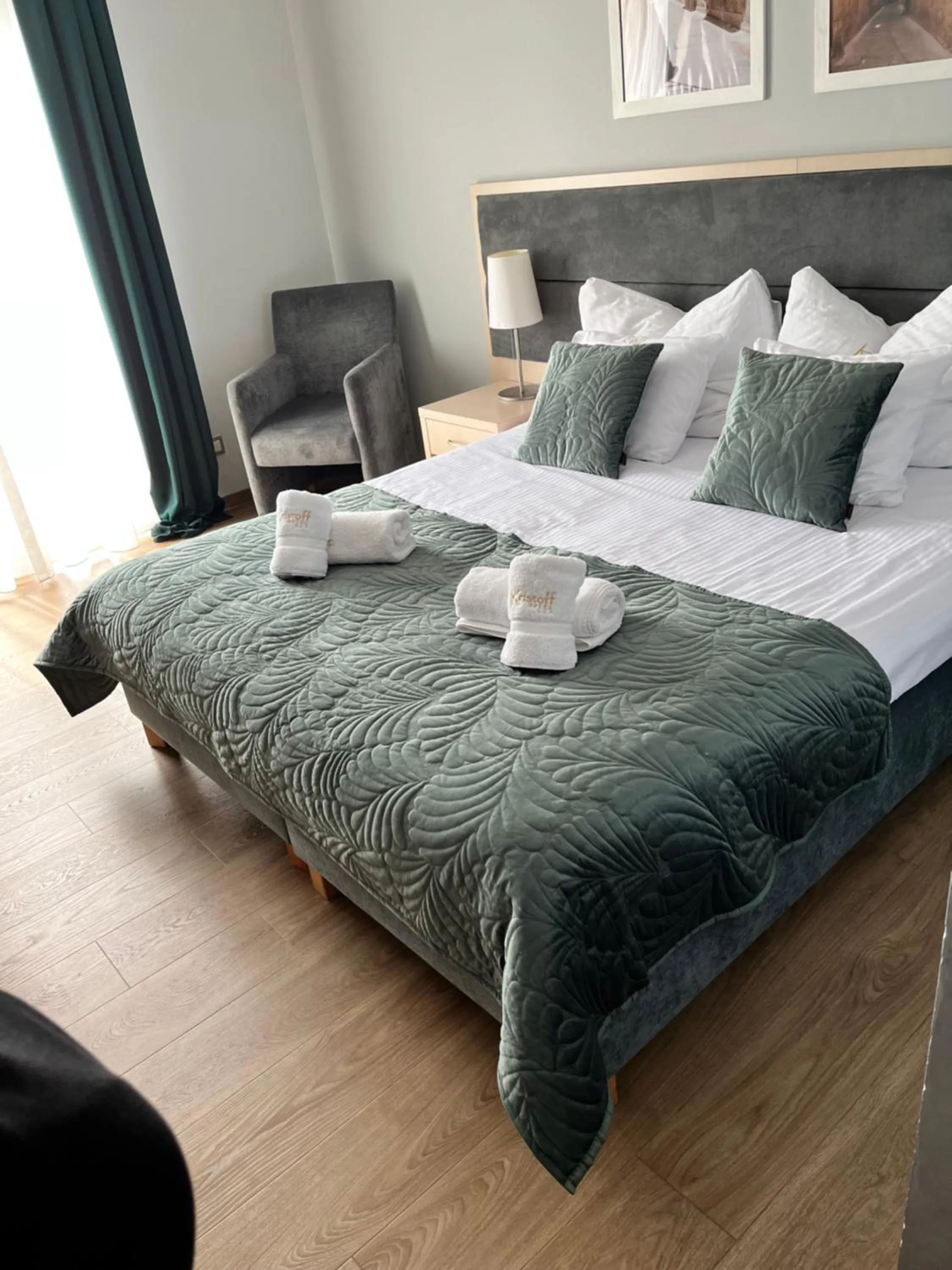 Bed in Hotel Kristoff